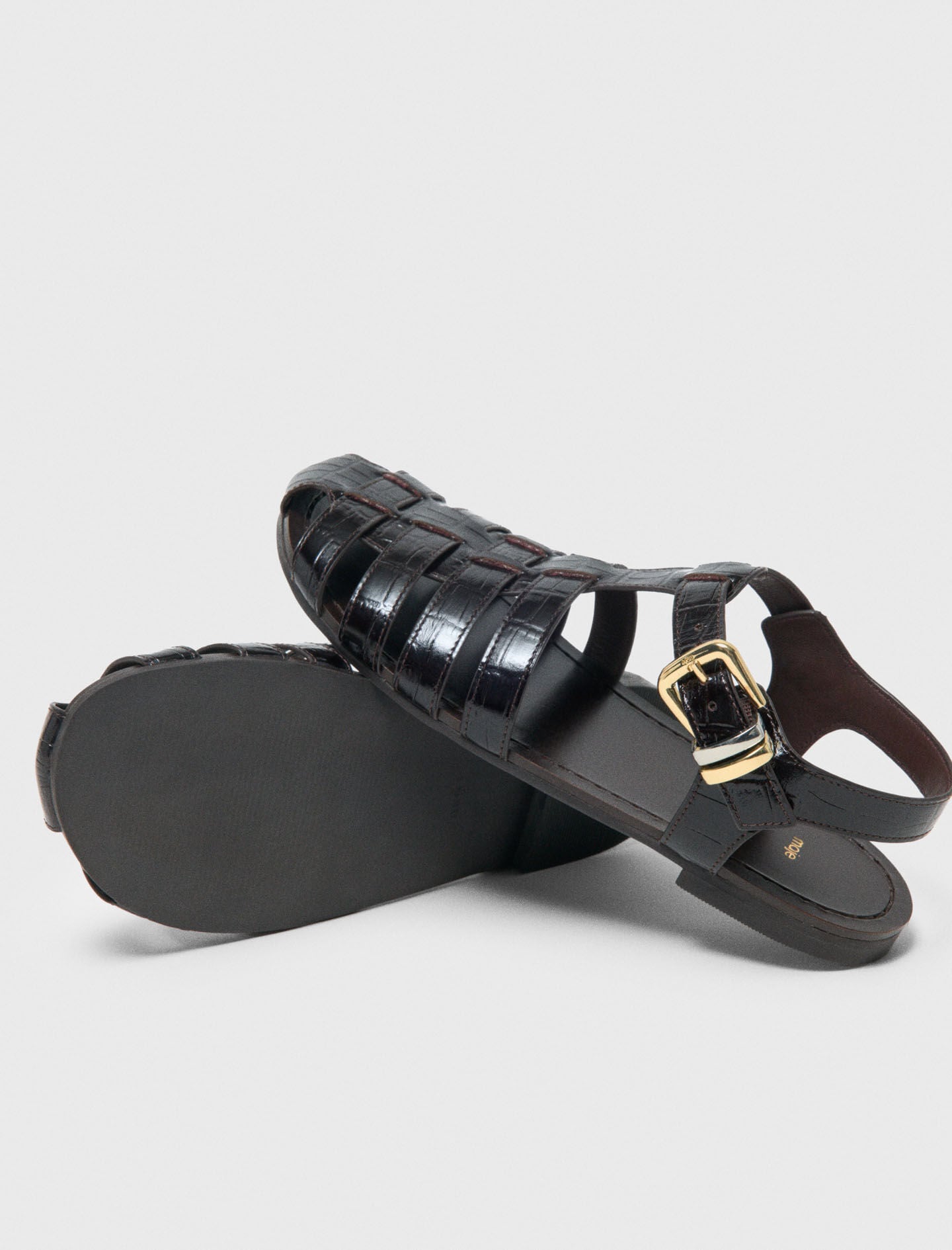 Maje Sale / Multi-strap leather sandals