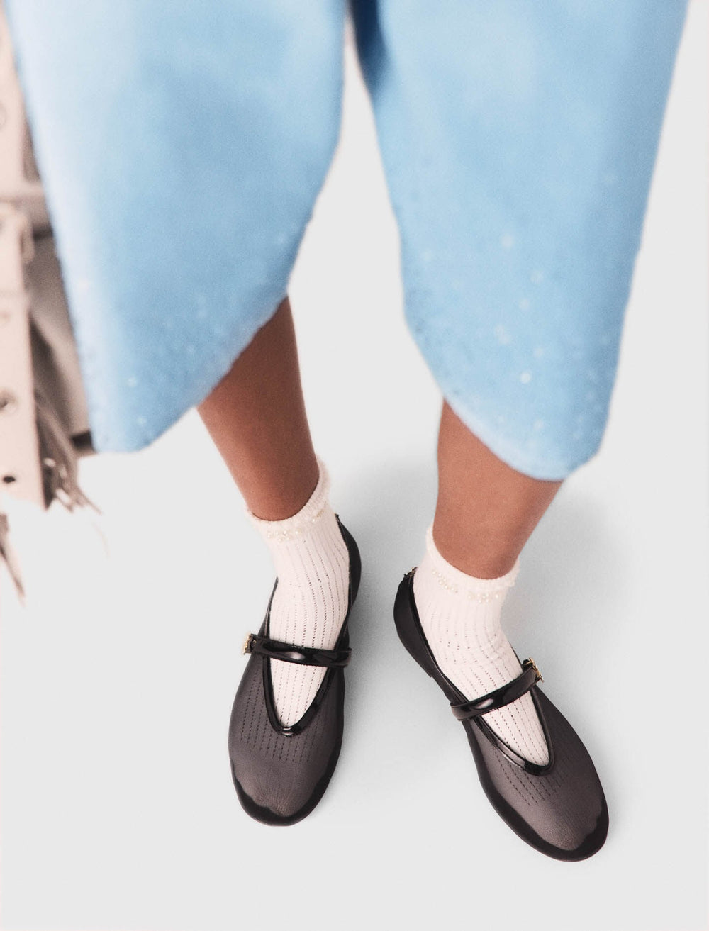 Maje On Sale / Mesh ballet flats