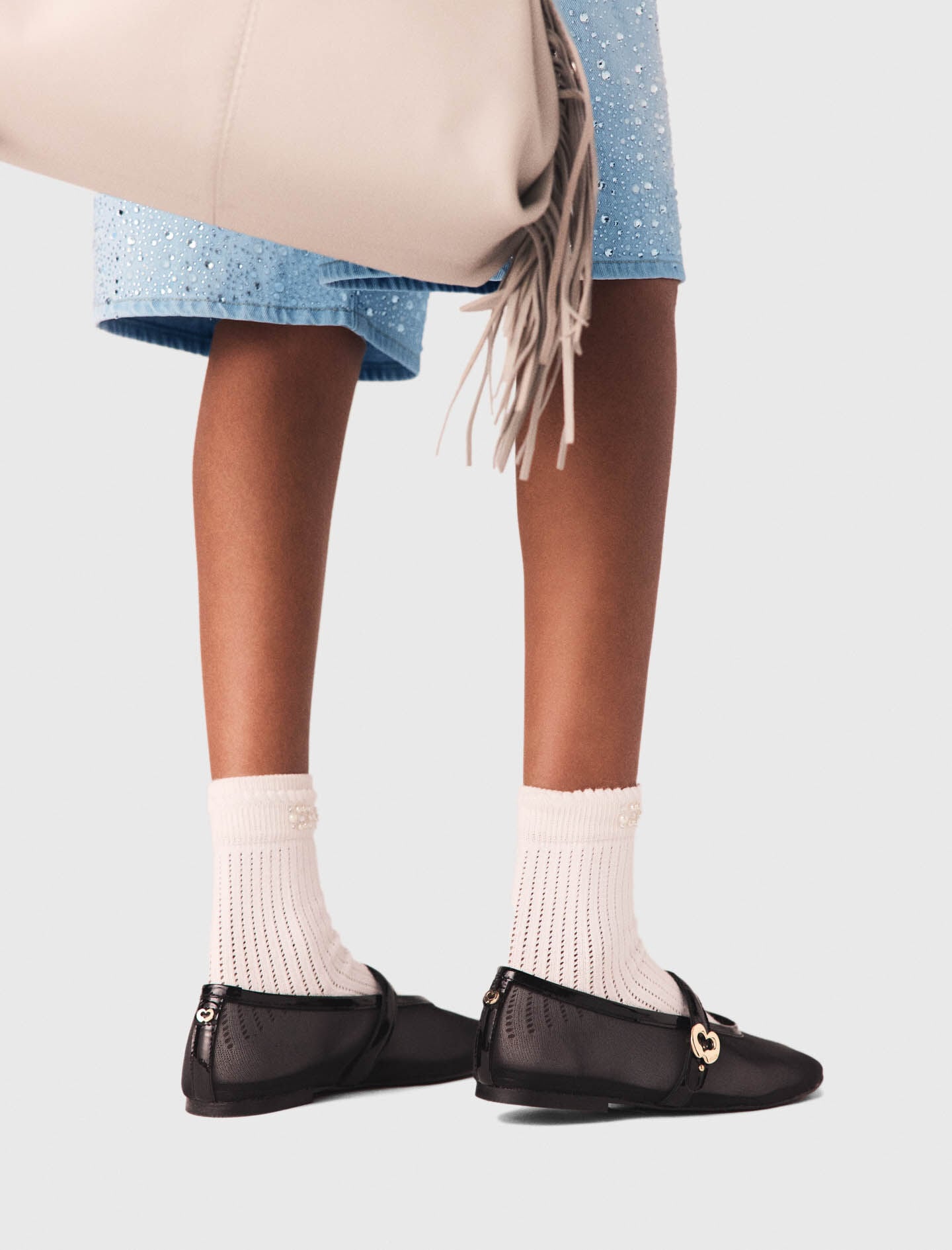 Maje On Sale / Mesh ballet flats