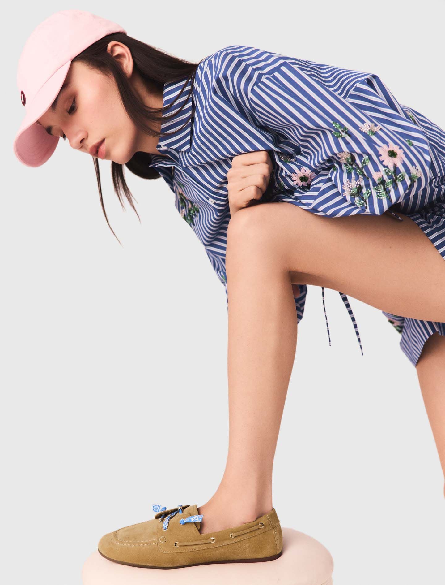 Maje Outlet / Suede boat shoes