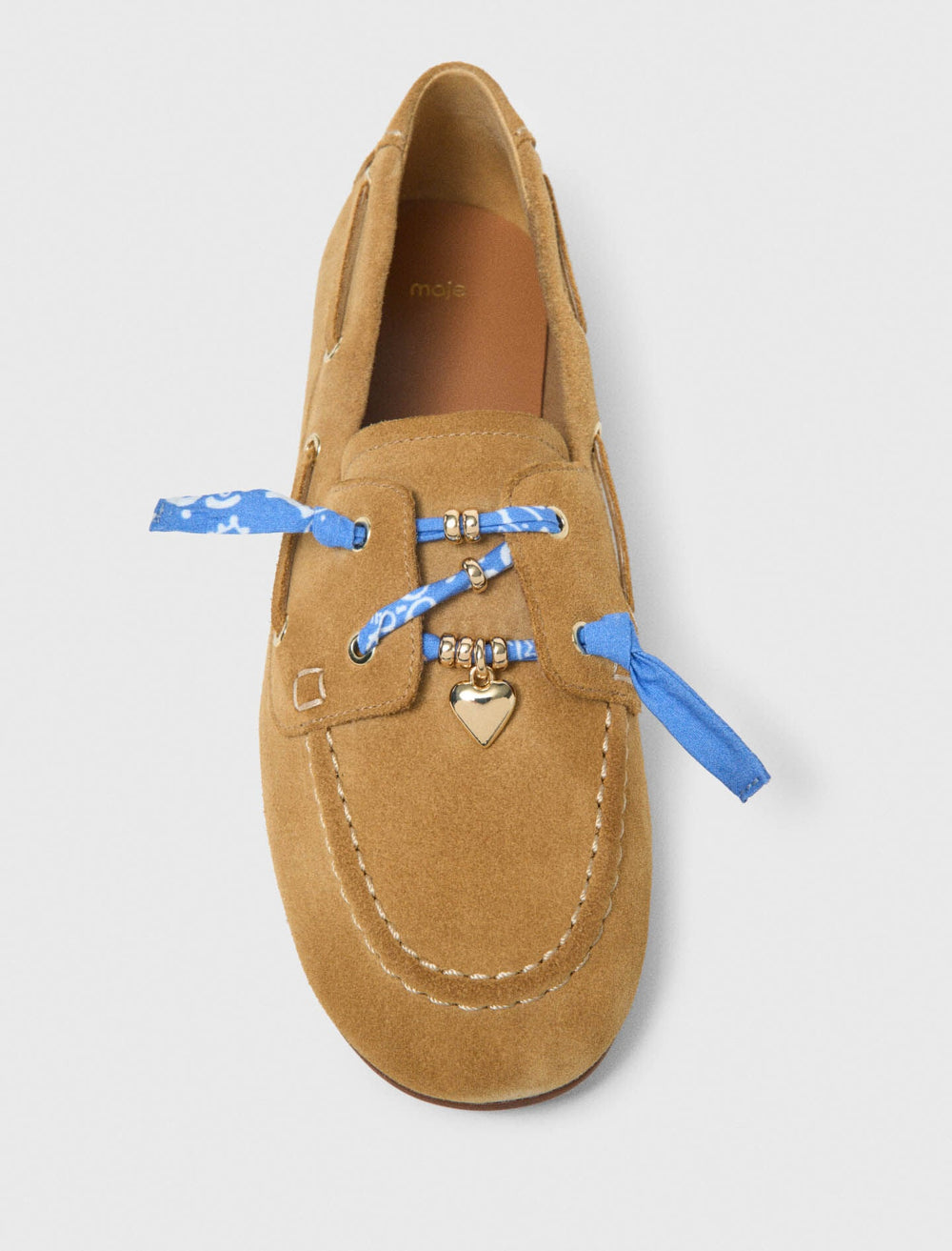 Maje Outlet / Suede boat shoes