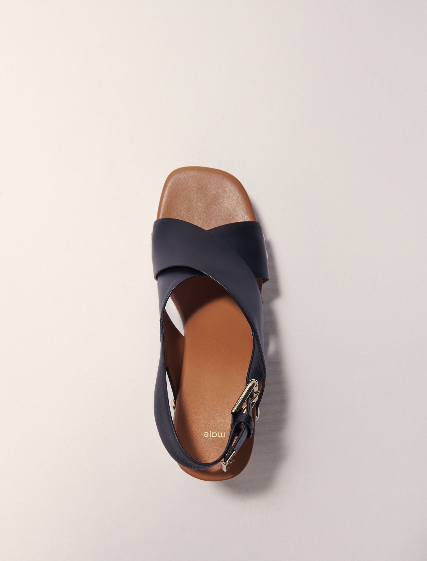 Maje New / Leather platform sandals