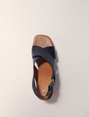 Maje New / Leather platform sandals