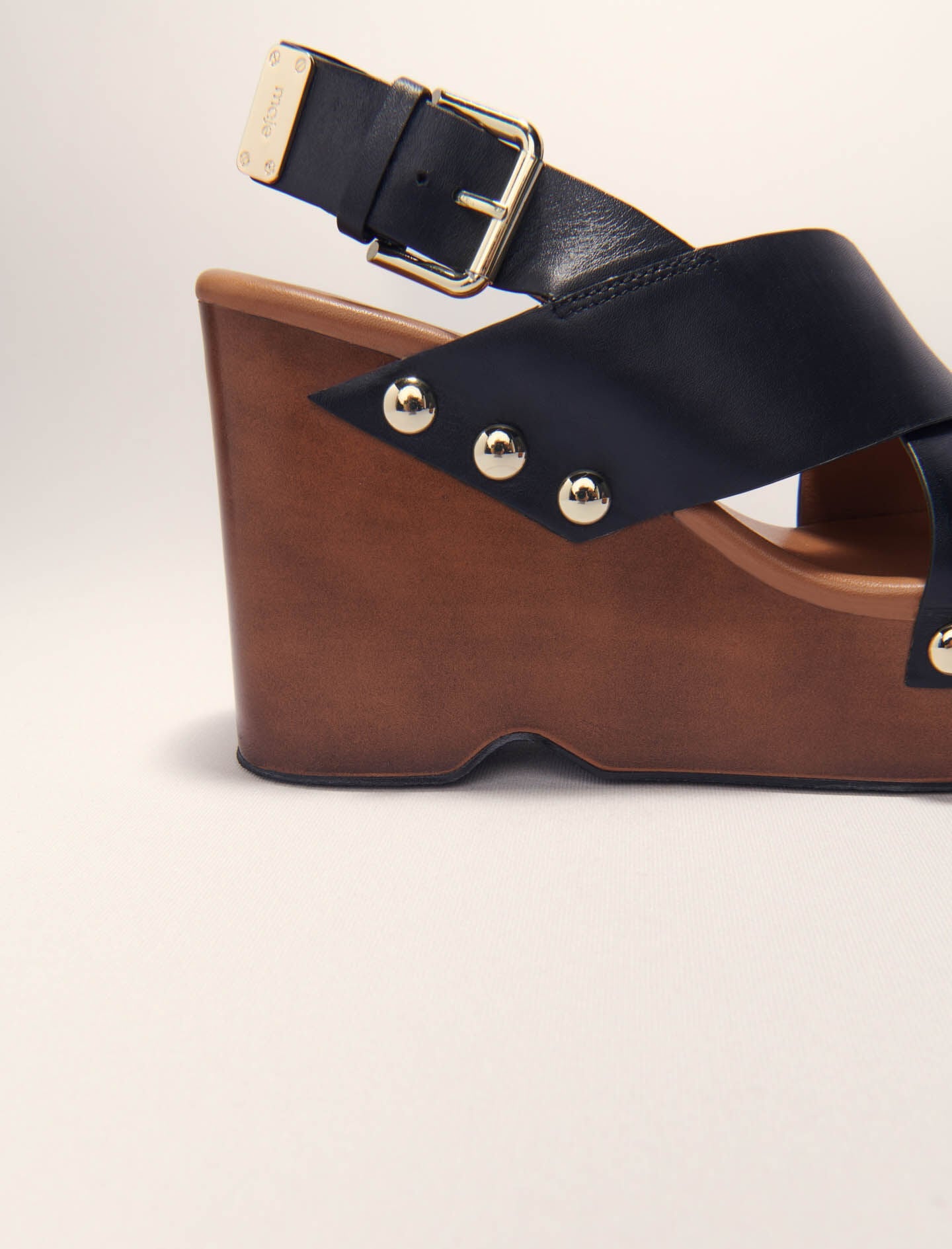 Maje New / Leather platform sandals