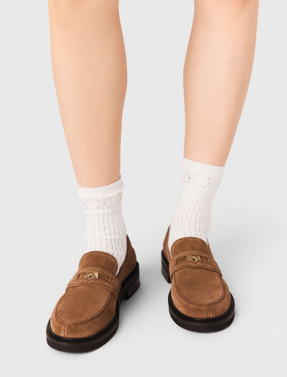 Maje Online / Suede loafers