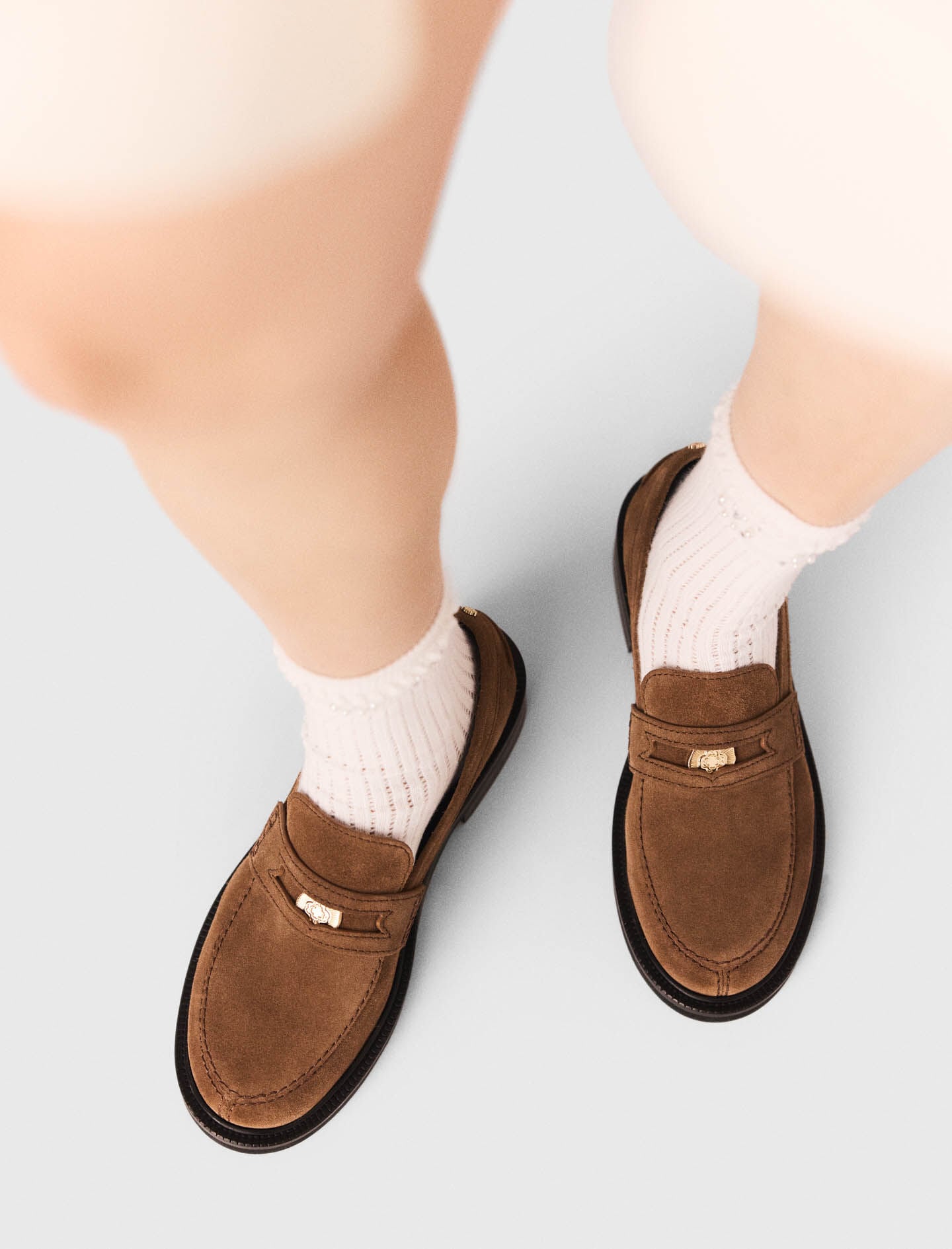 Maje Online / Suede loafers