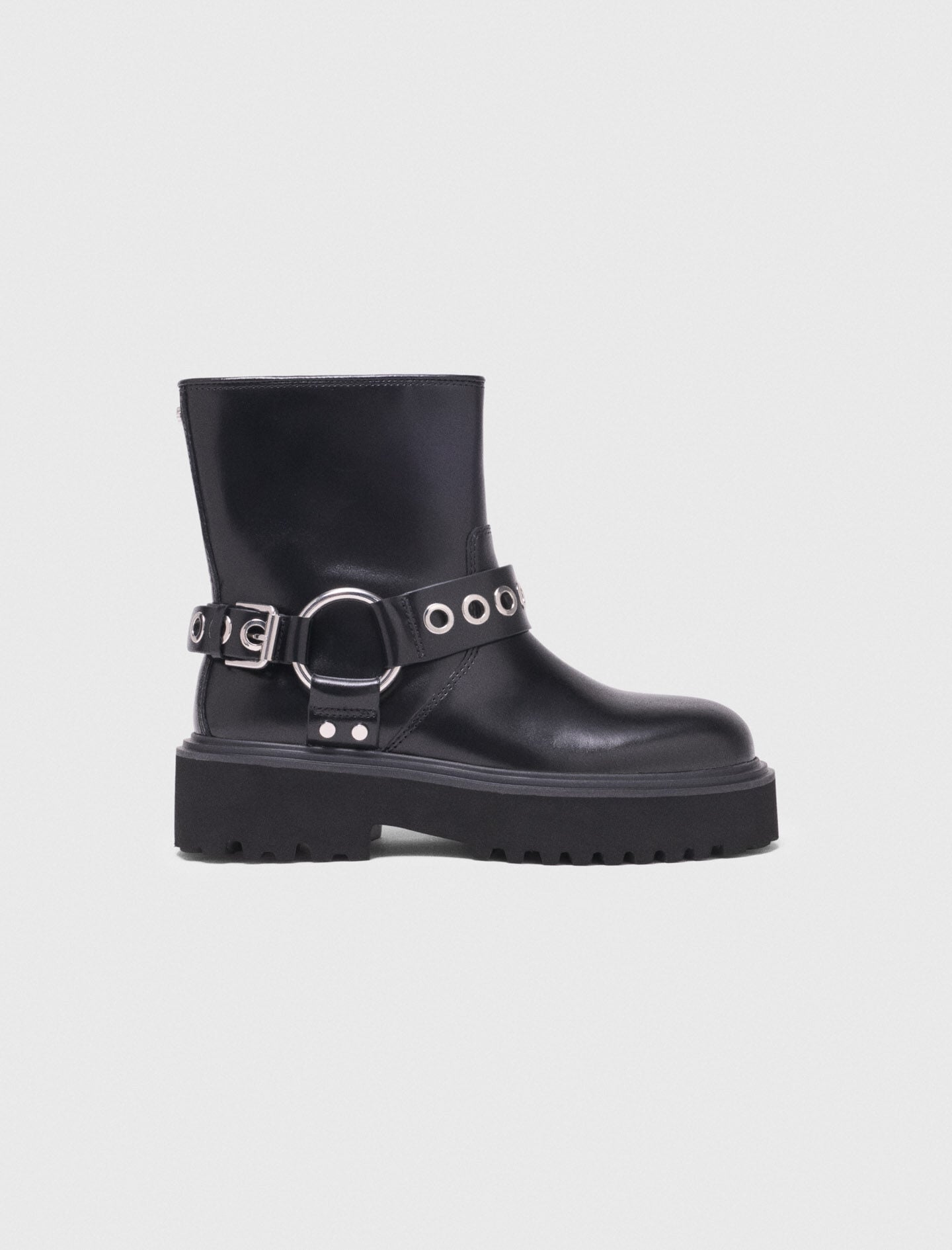 Maje On Sale / Leather biker boots