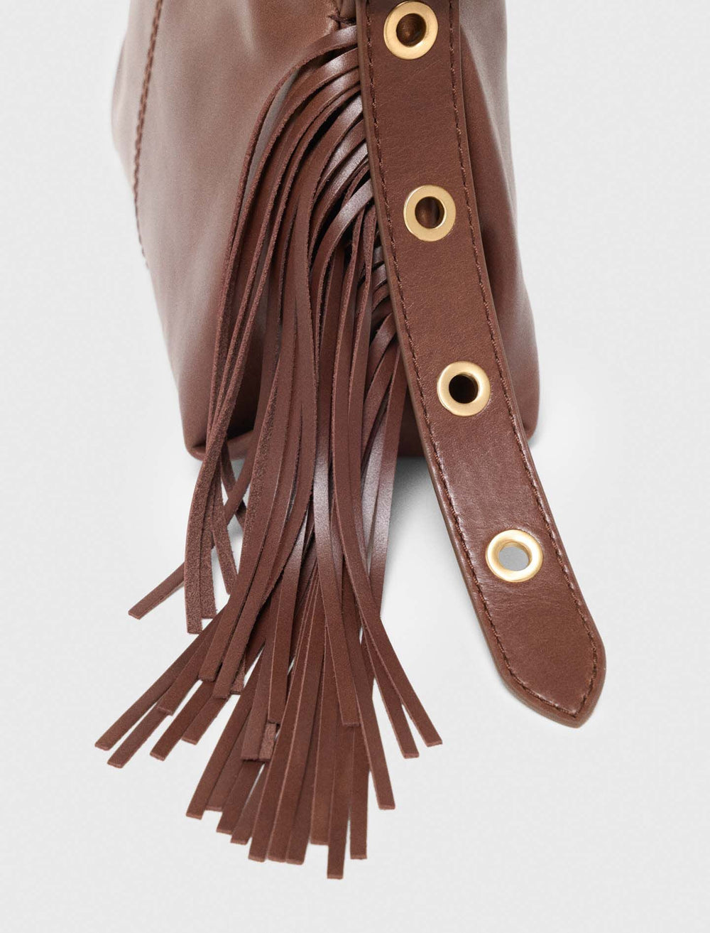 Maje Outlet / Miss M mini bag in vintage leather