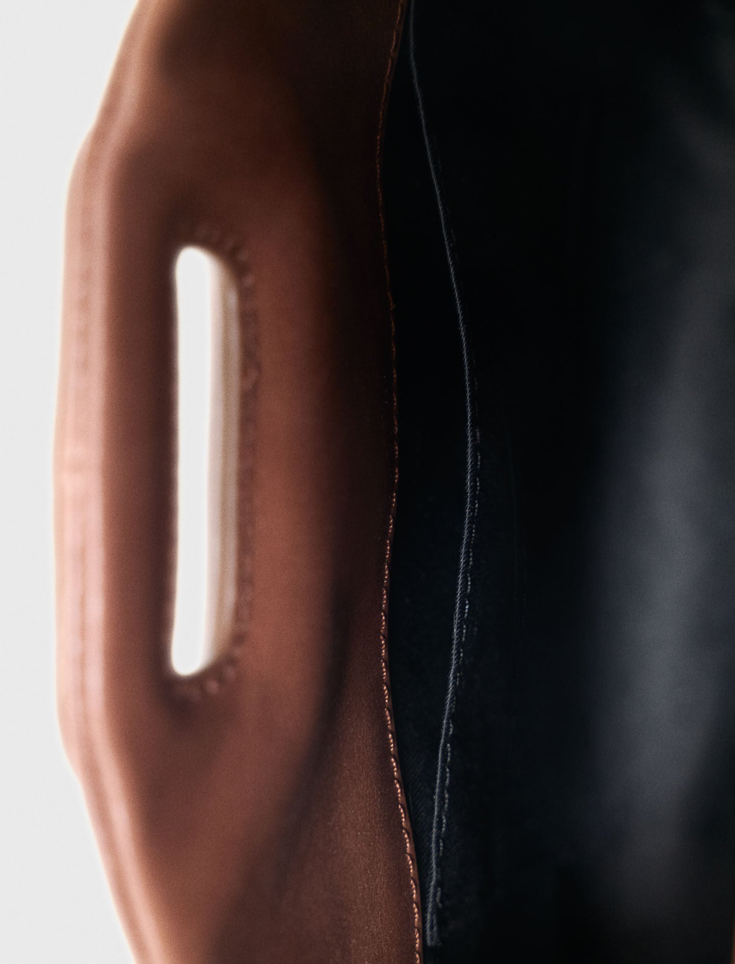 Maje Outlet / Miss M mini bag in vintage leather