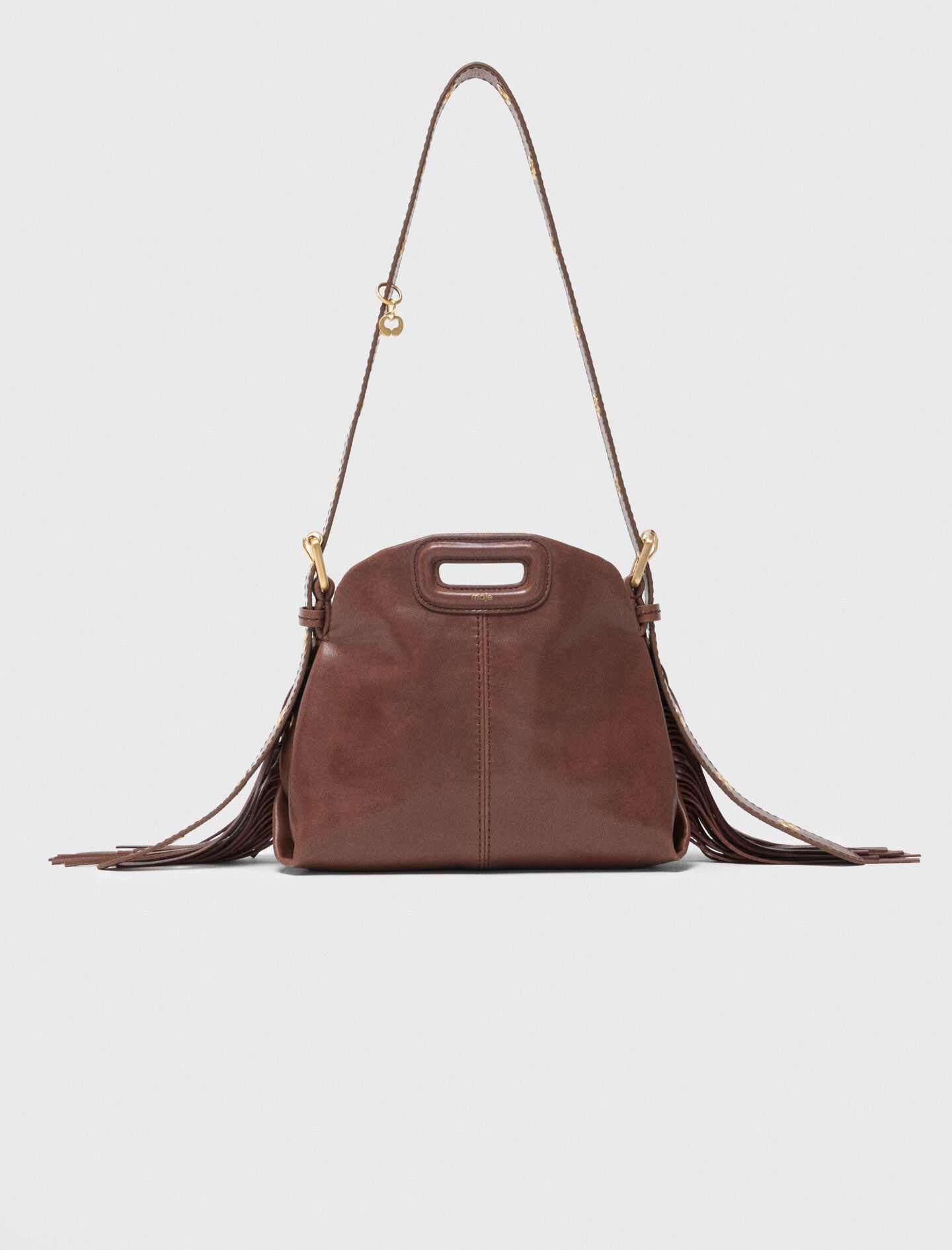 Maje Outlet / Miss M mini bag in vintage leather