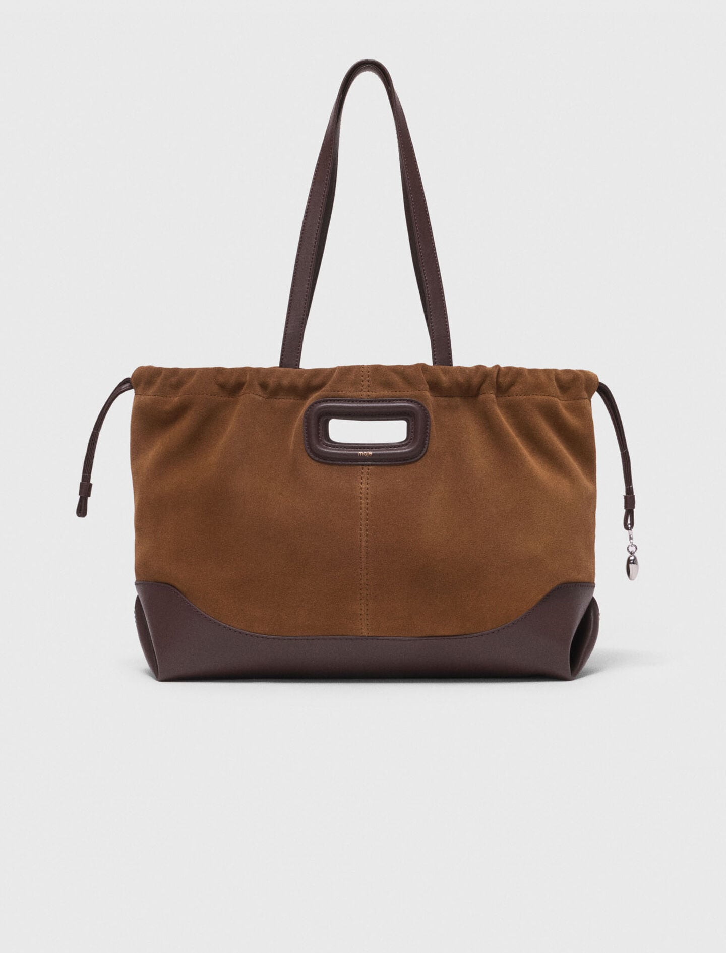 Maje New / Leather and suede Milpli tote bag