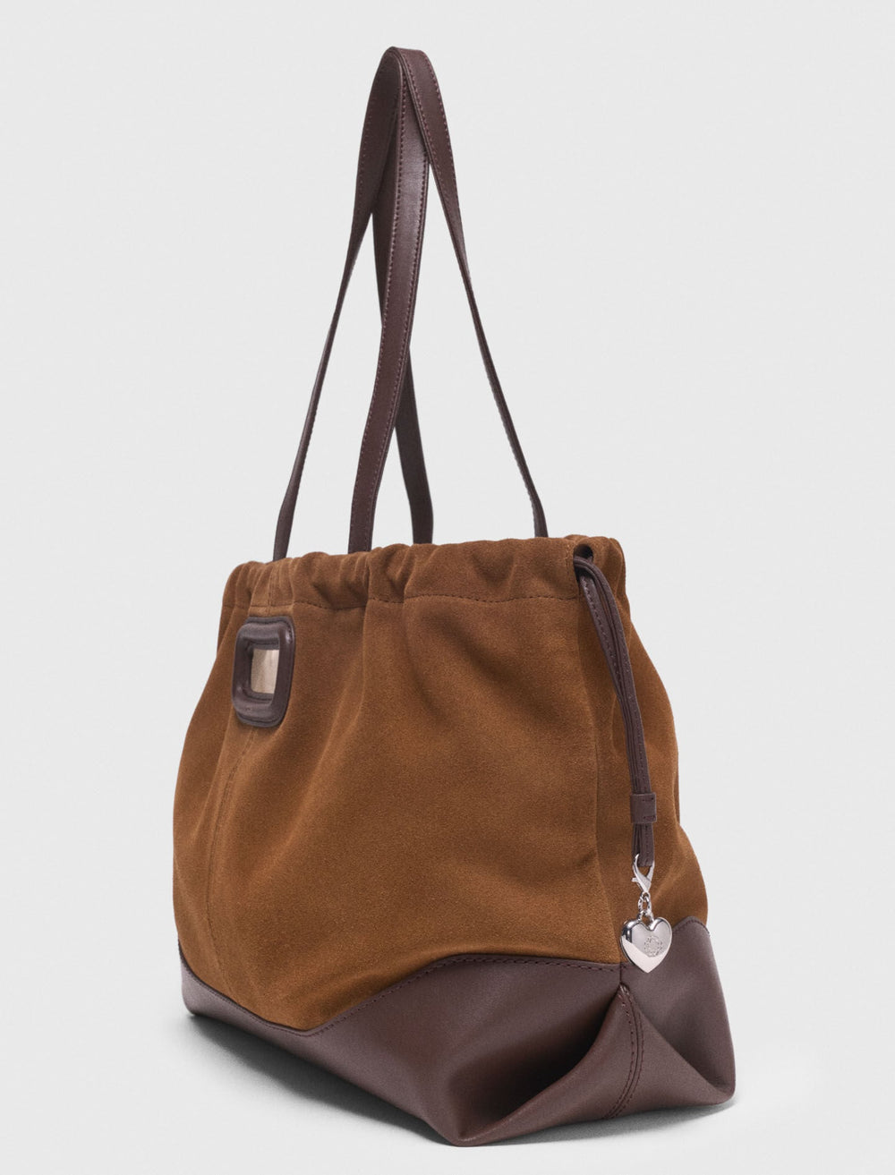 Maje New / Leather and suede Milpli tote bag