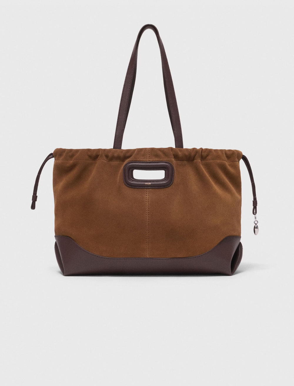 Maje New / Leather and suede Milpli tote bag