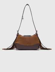 Maje Discount / Leather and suede Miss M Mini bag