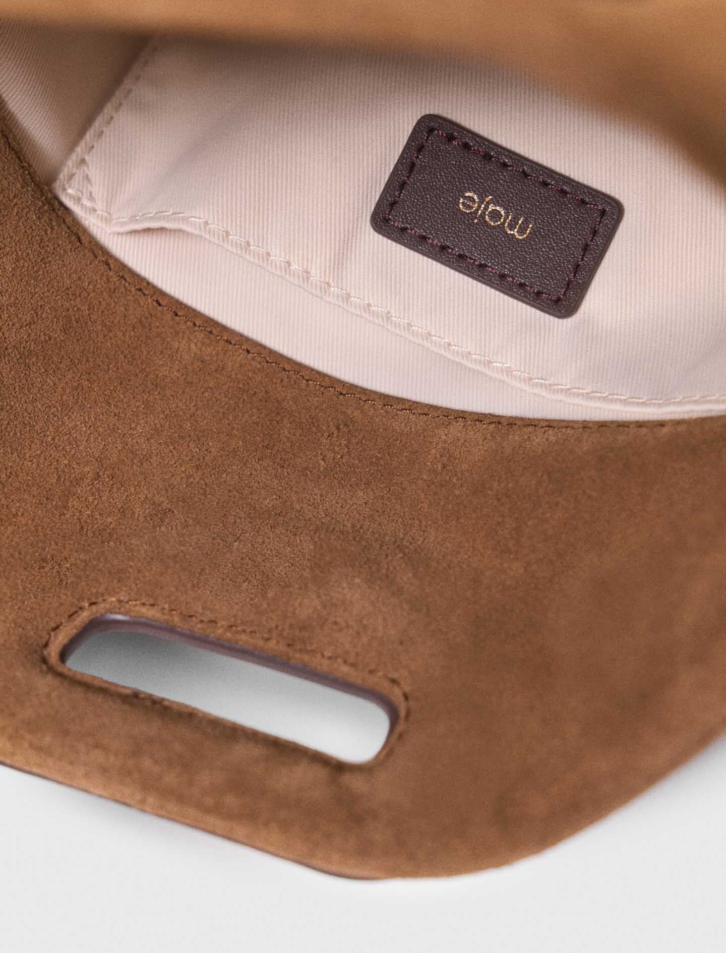 Maje Discount / Leather and suede Miss M Mini bag