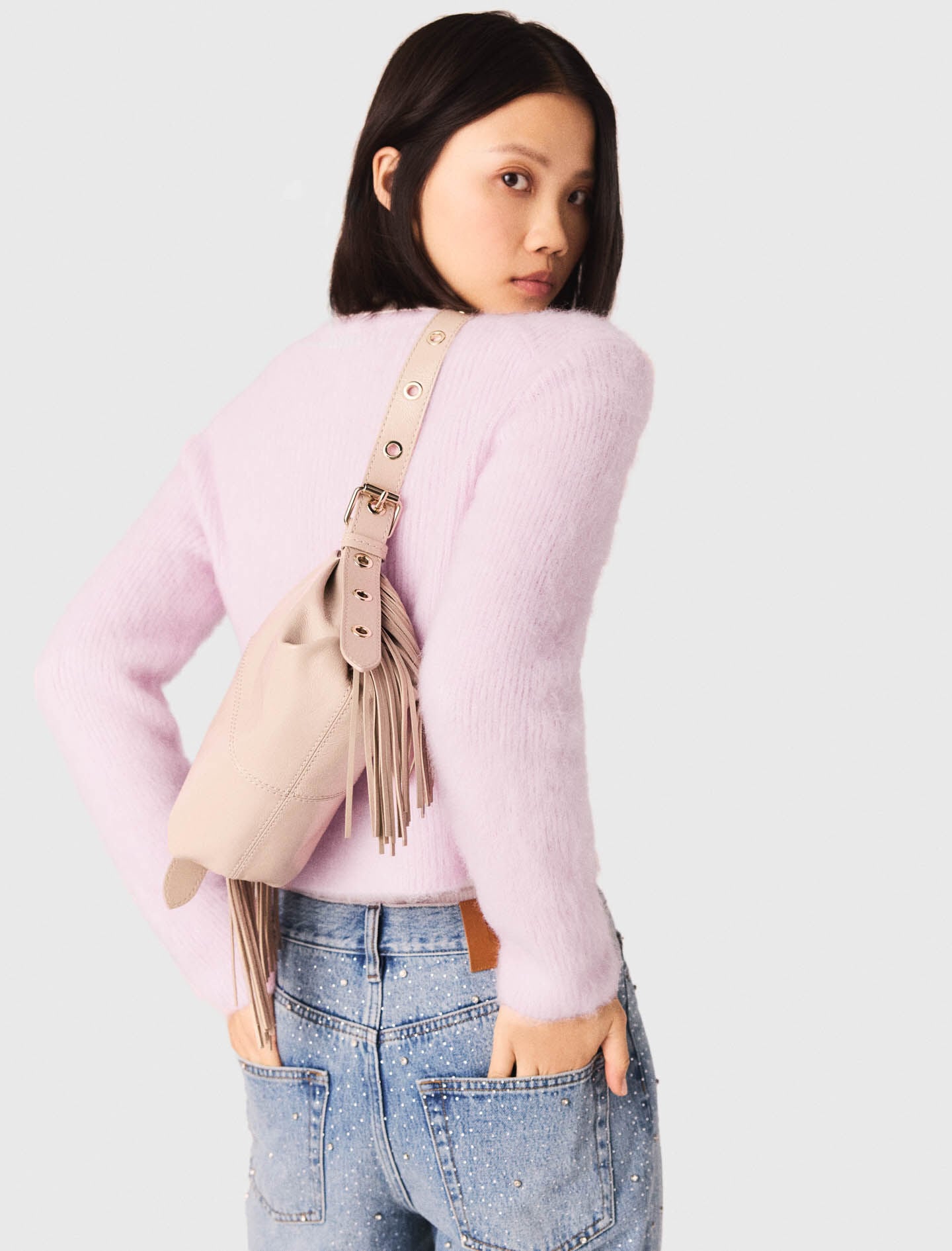 Maje Shop / Naplak leather Miss M Mini bag