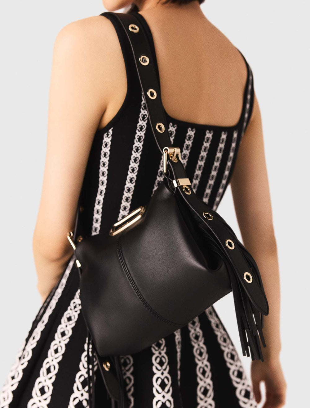 Maje Sale / Gold handle Miss M Mini bag