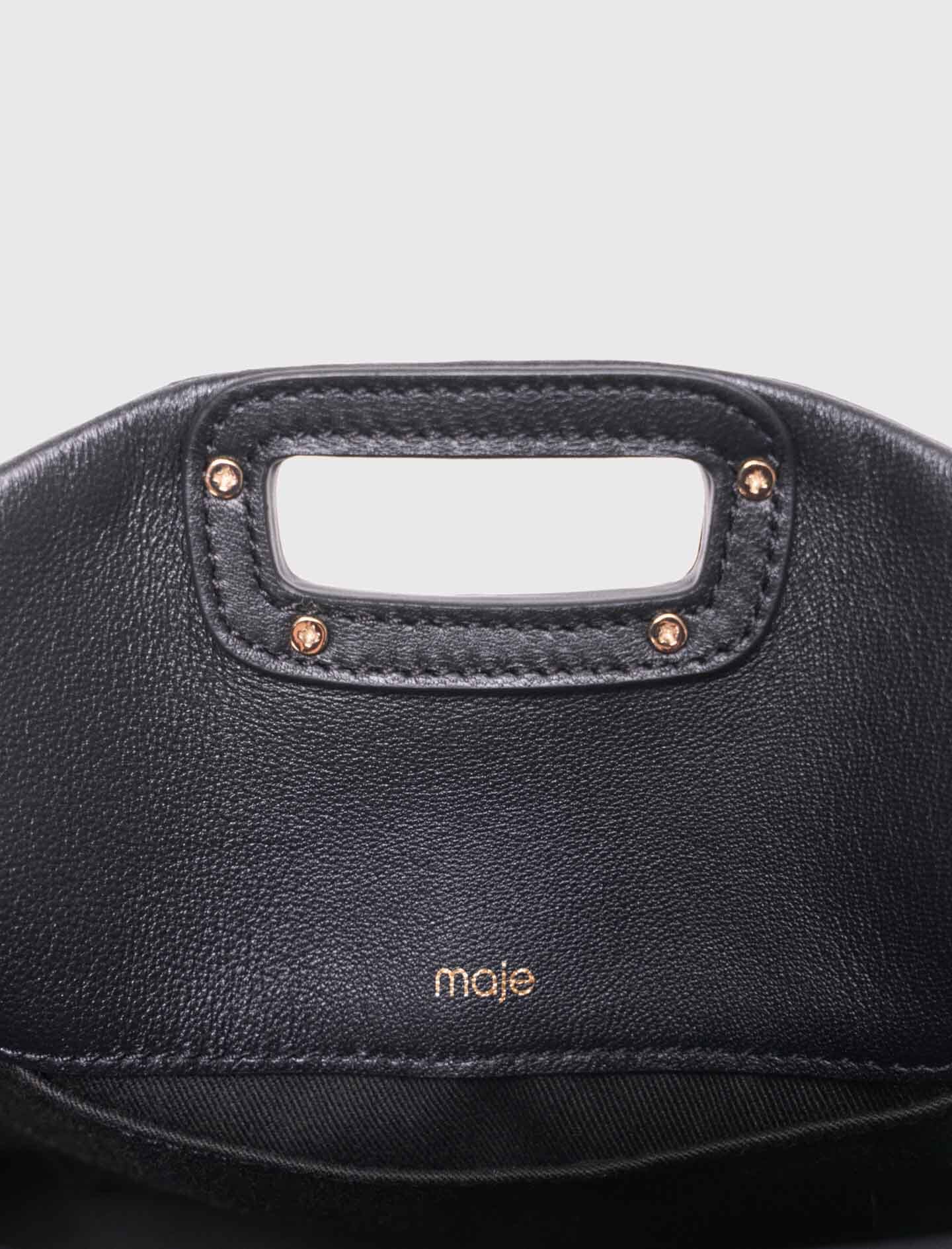 Maje Sale / Gold handle Miss M Mini bag