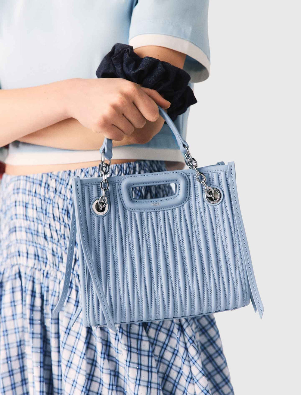 Maje On Sale / Mini quilted leather tote bag