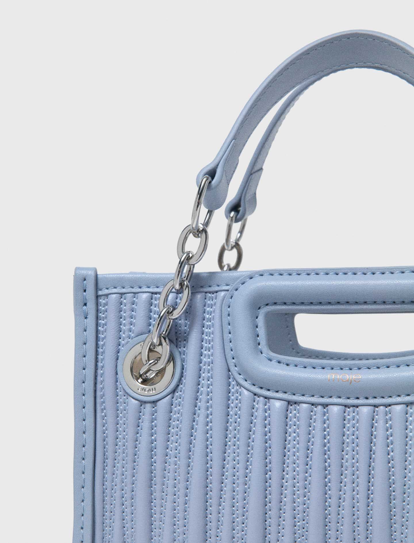 Maje On Sale / Mini quilted leather tote bag
