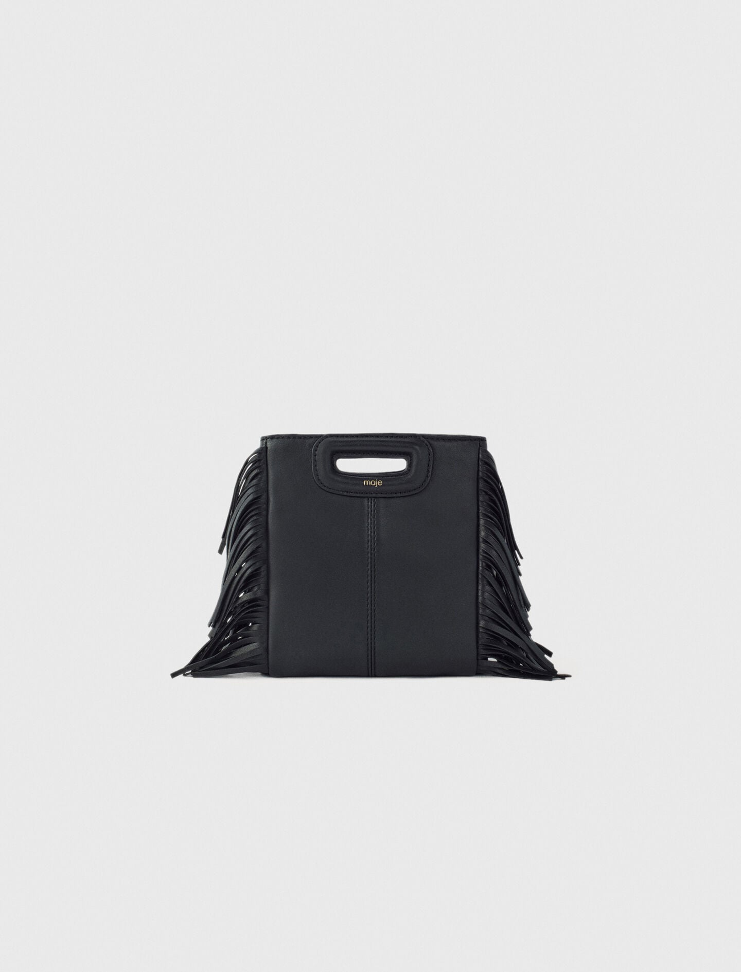 Maje Shop / Leather bag with chain strap