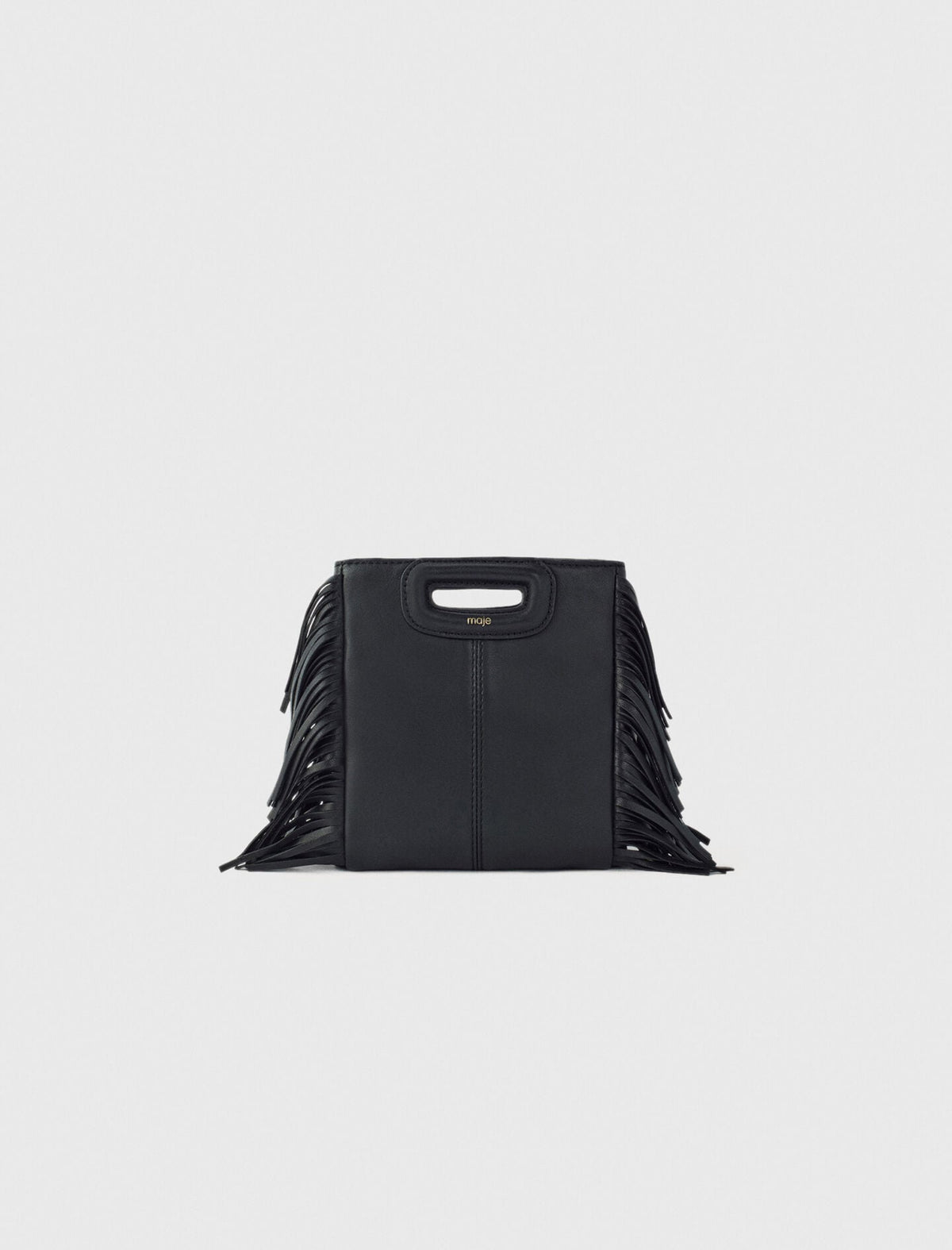 Maje Shop / Leather bag with chain strap