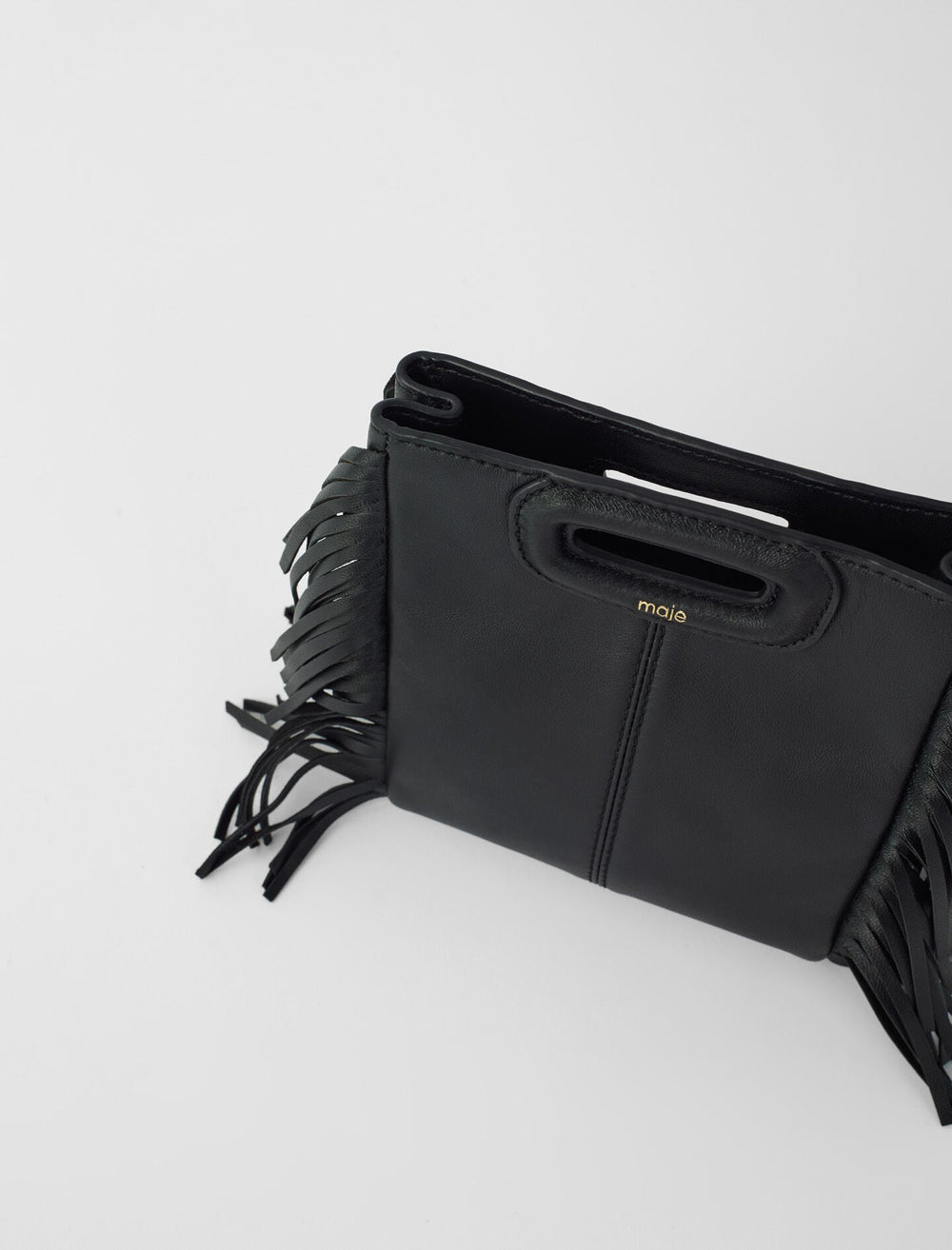 Maje Shop / Leather bag with chain strap