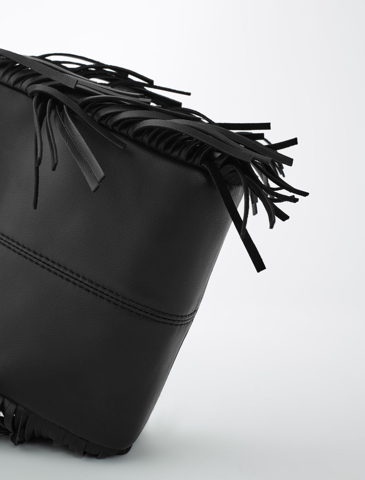 Maje Shop / Leather bag with chain strap