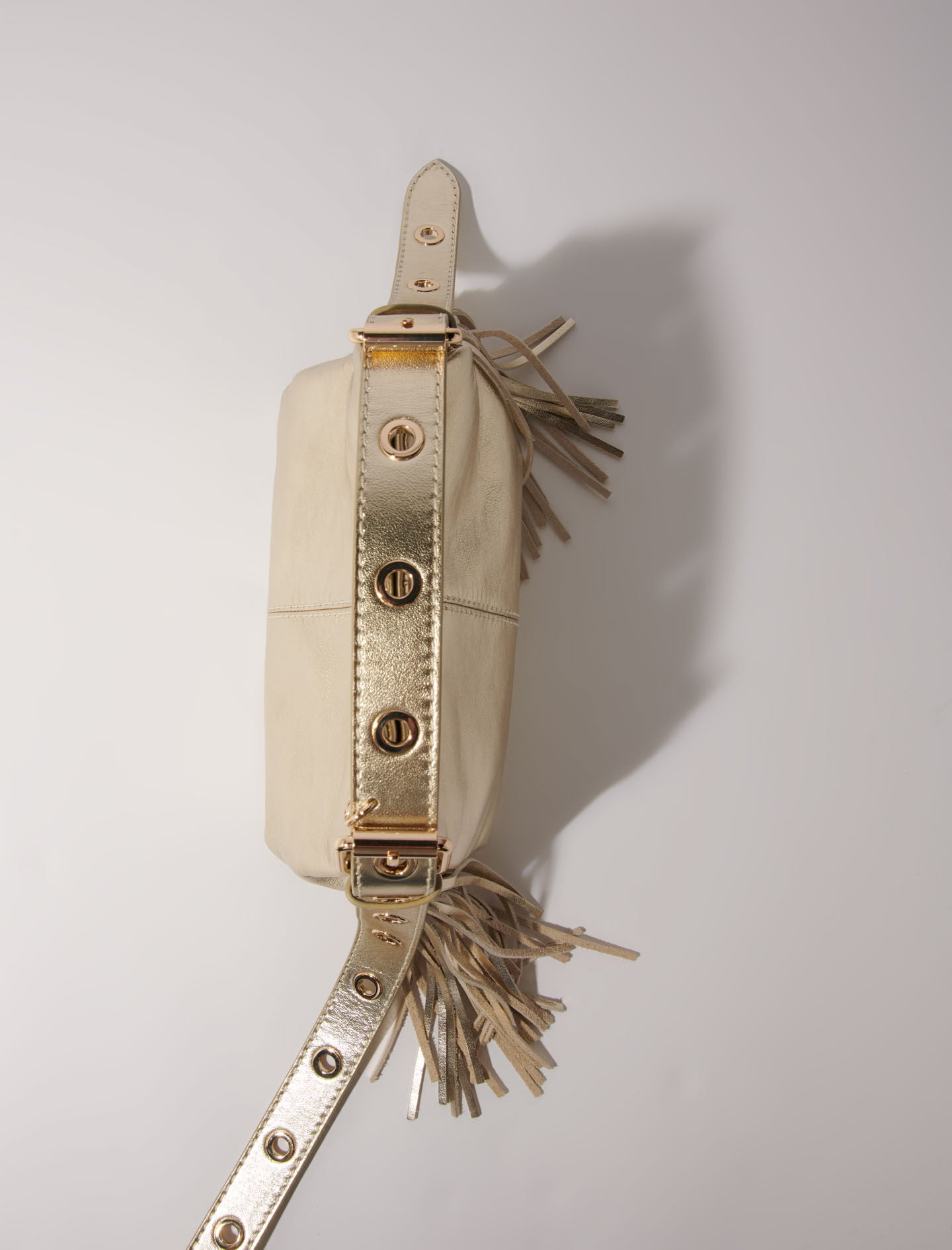 Maje On Sale / Metallic leather Miss M mini bag