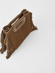 Maje New / M mini bag in suede leather