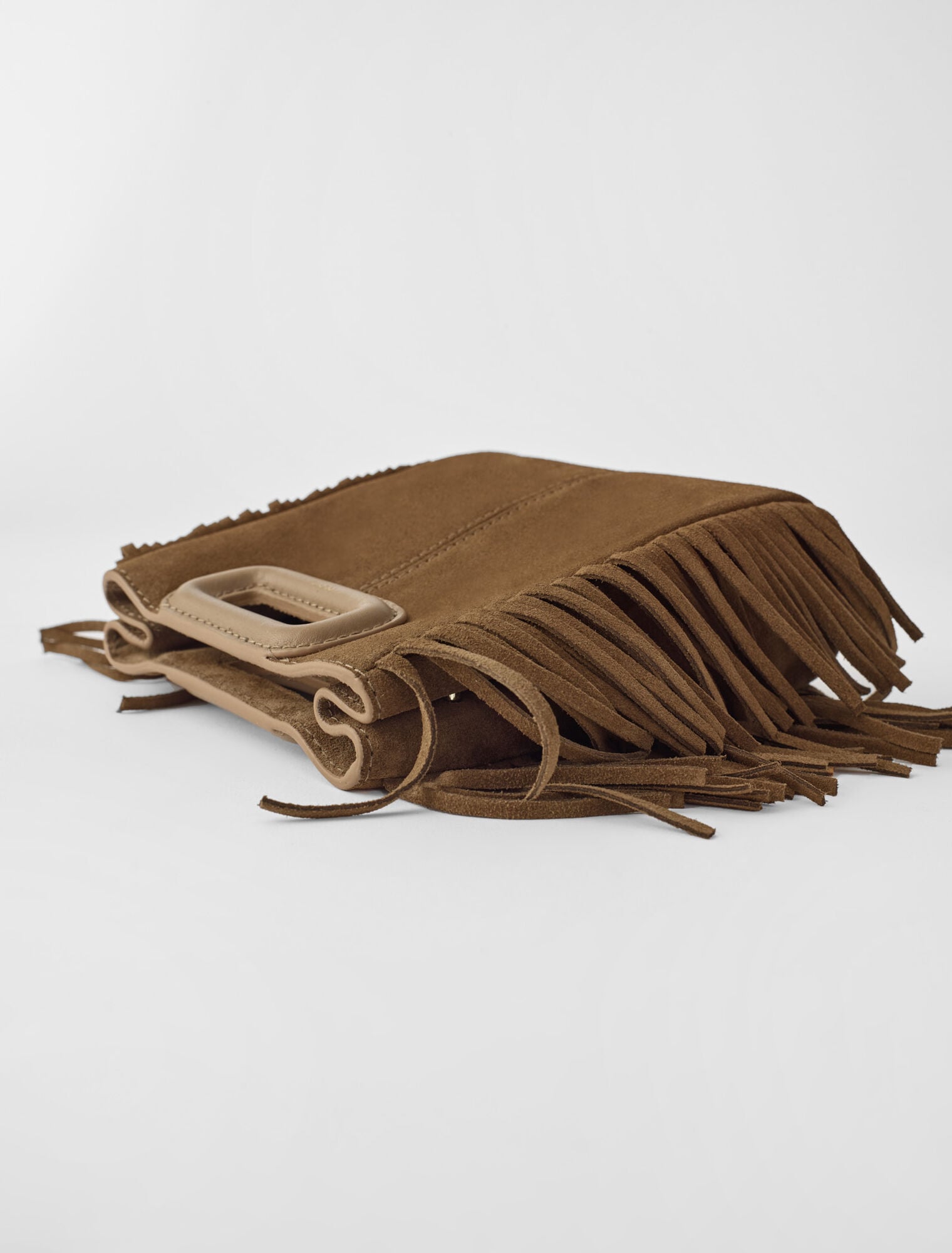 Maje New / M mini bag in suede leather