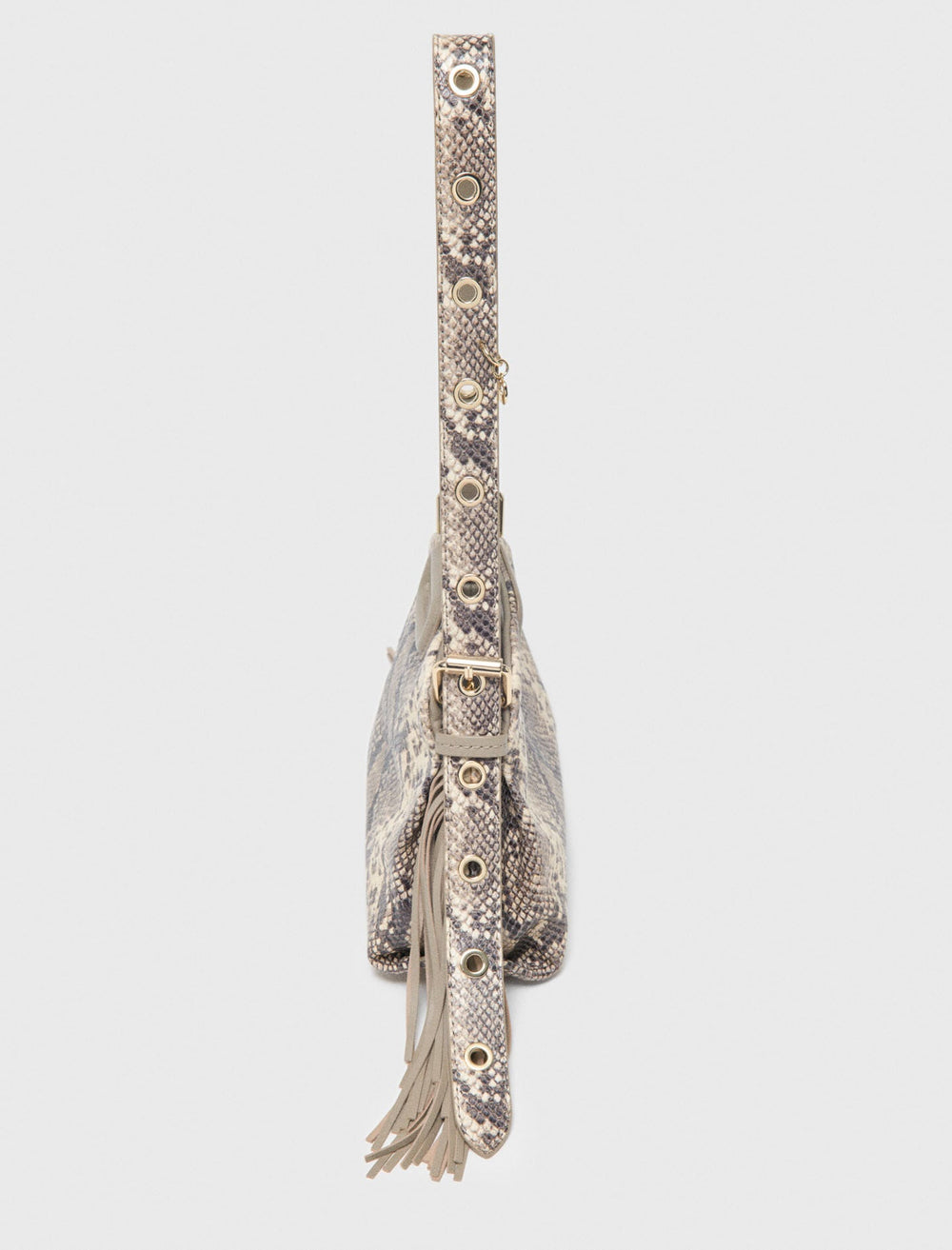 Maje Discount / Python-embossed Miss M mini bag