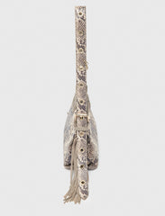 Maje Discount / Python-embossed Miss M mini bag