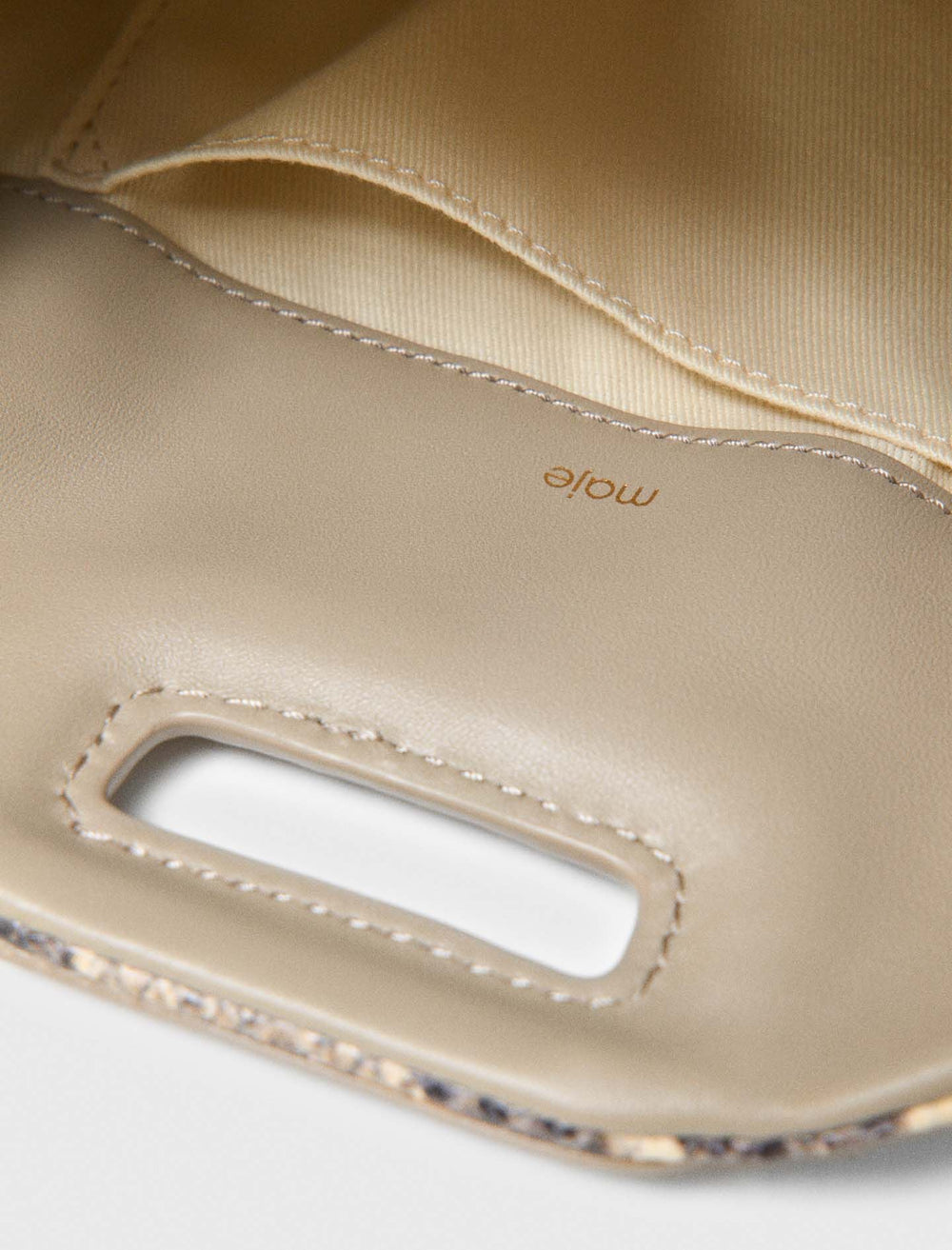 Maje Discount / Python-embossed Miss M mini bag