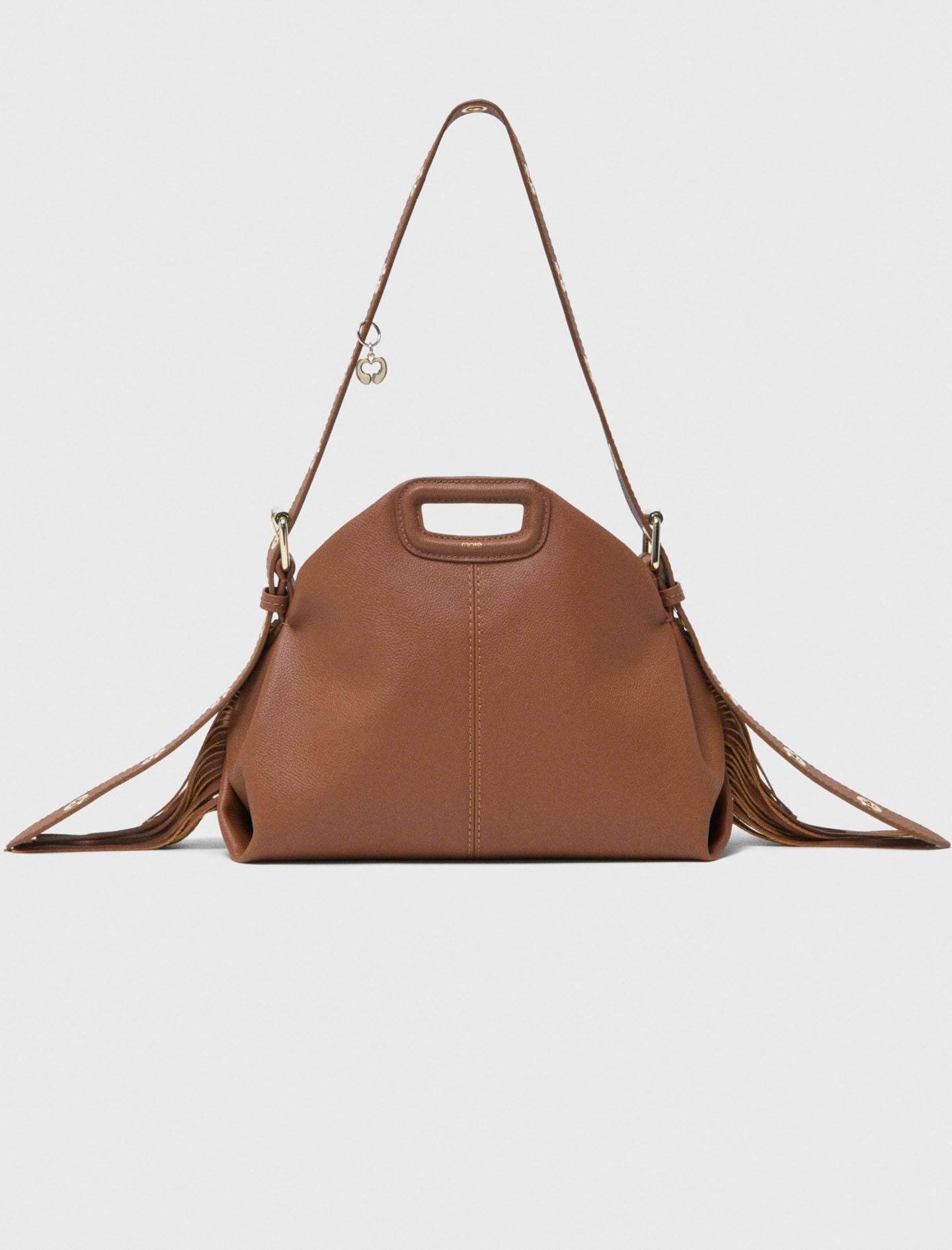 Maje Online / Grained leather Miss M bag