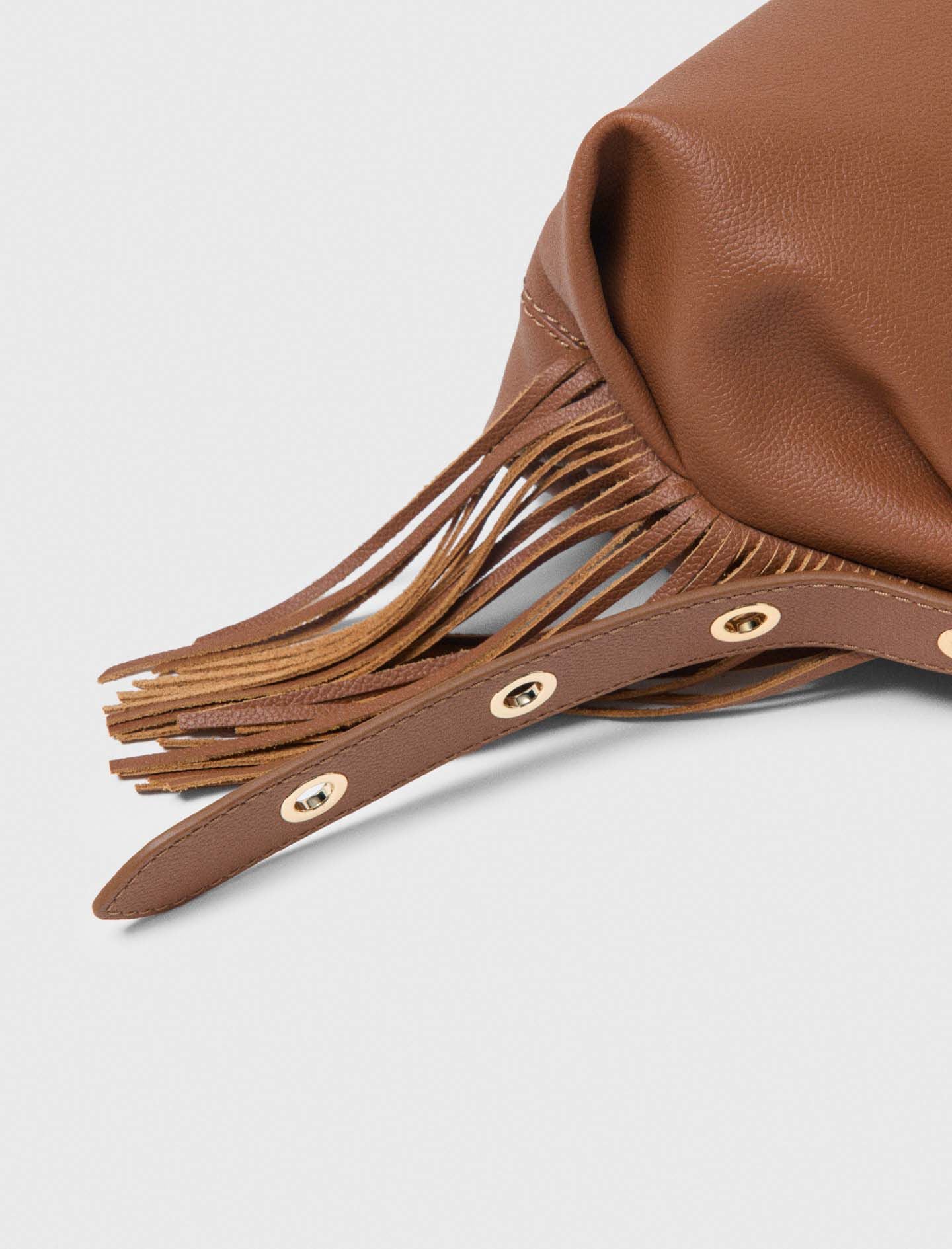 Maje Online / Grained leather Miss M bag