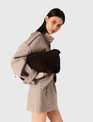 Maje Shop / Suede Milpli tote bag