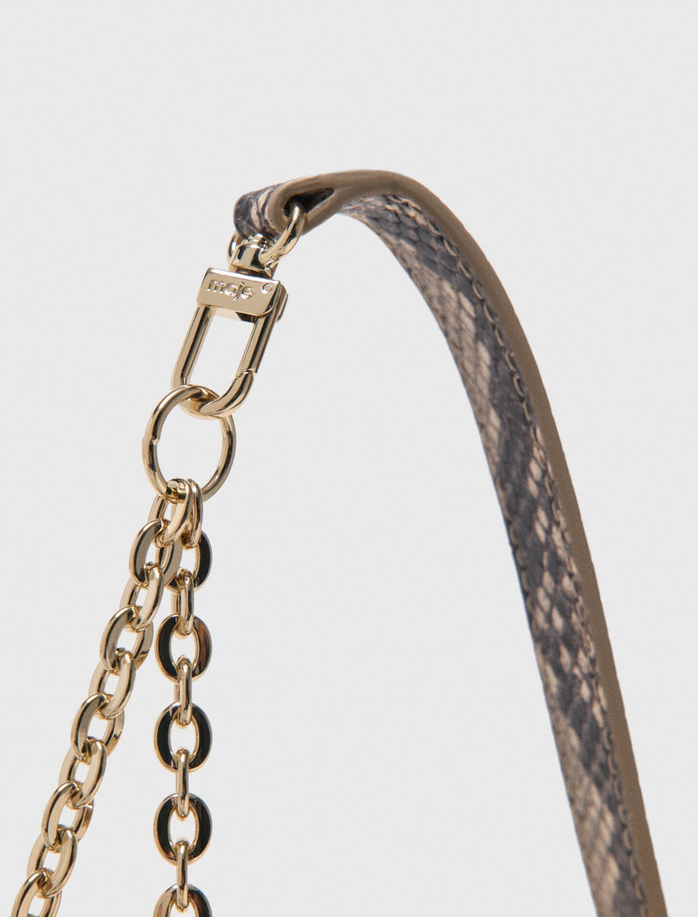 Maje New / Python-effect Miss M Walk bag