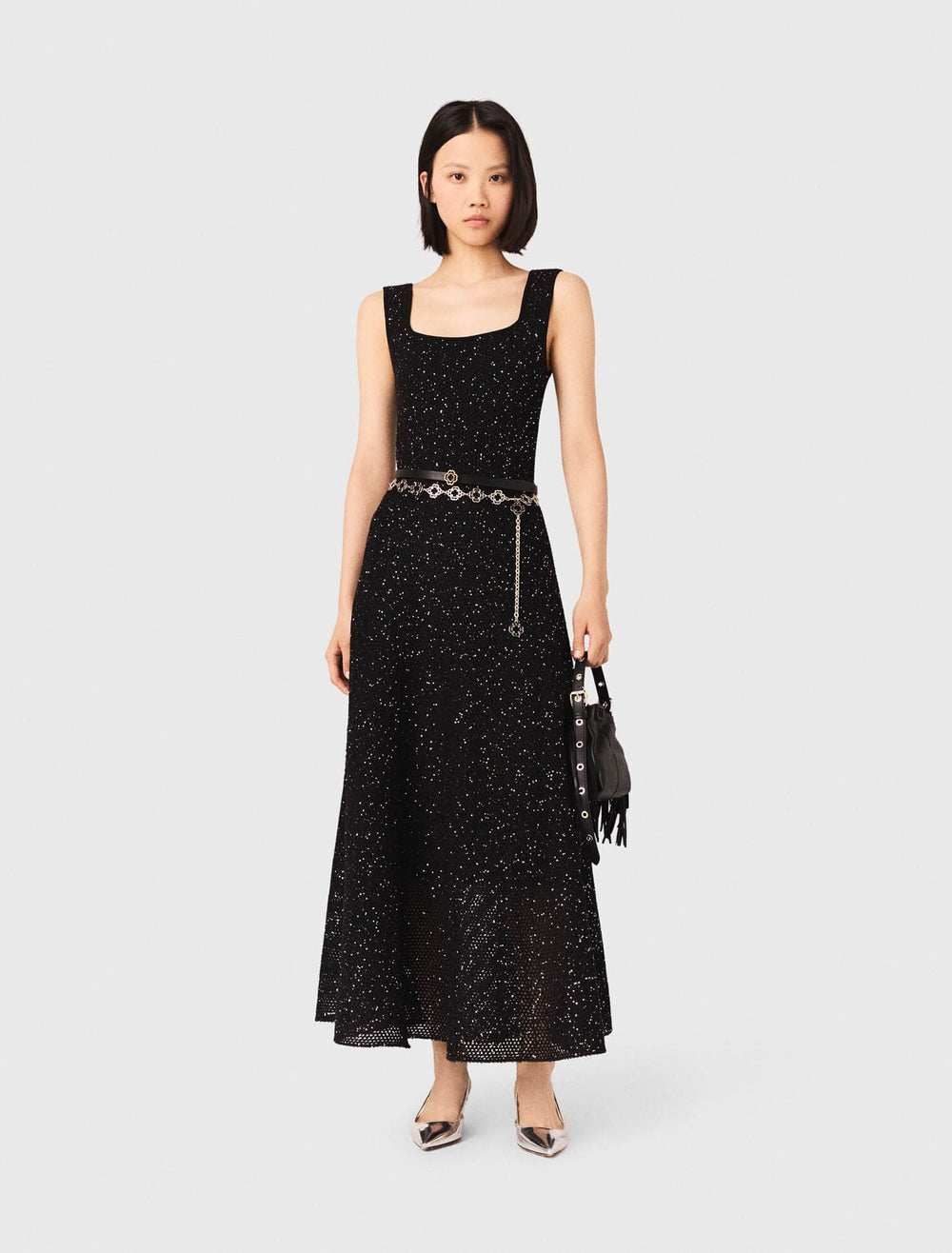 Maje Discount / Miss M micro leather bag