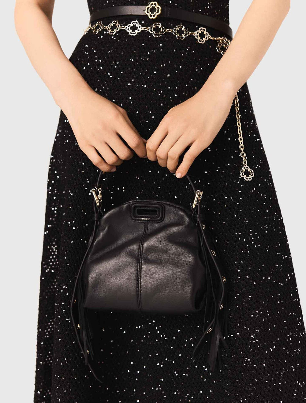 Maje Discount / Miss M micro leather bag