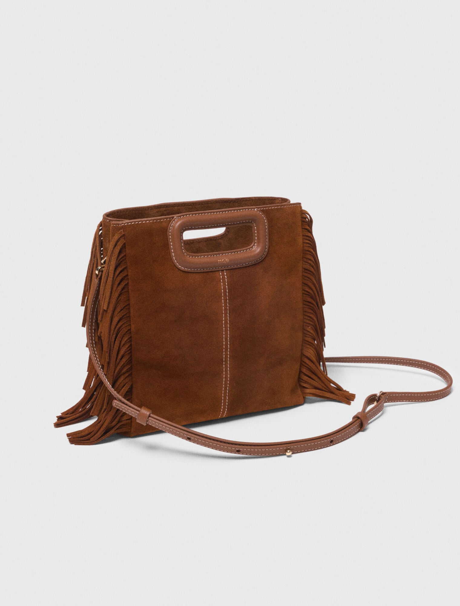 Maje Shop / Topstitched suede M bag