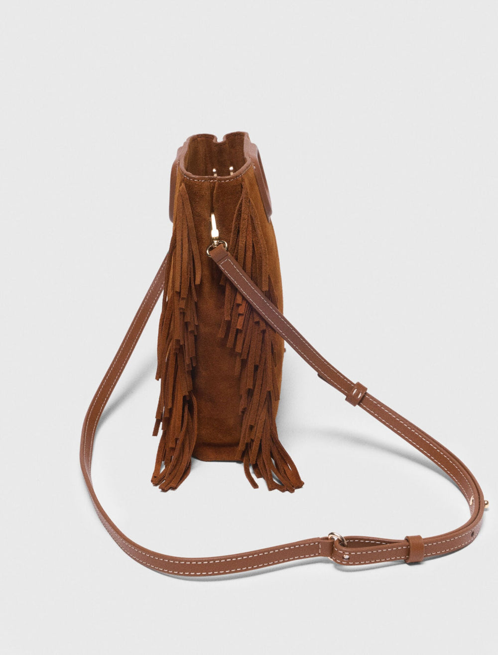 Maje Shop / Topstitched suede M bag