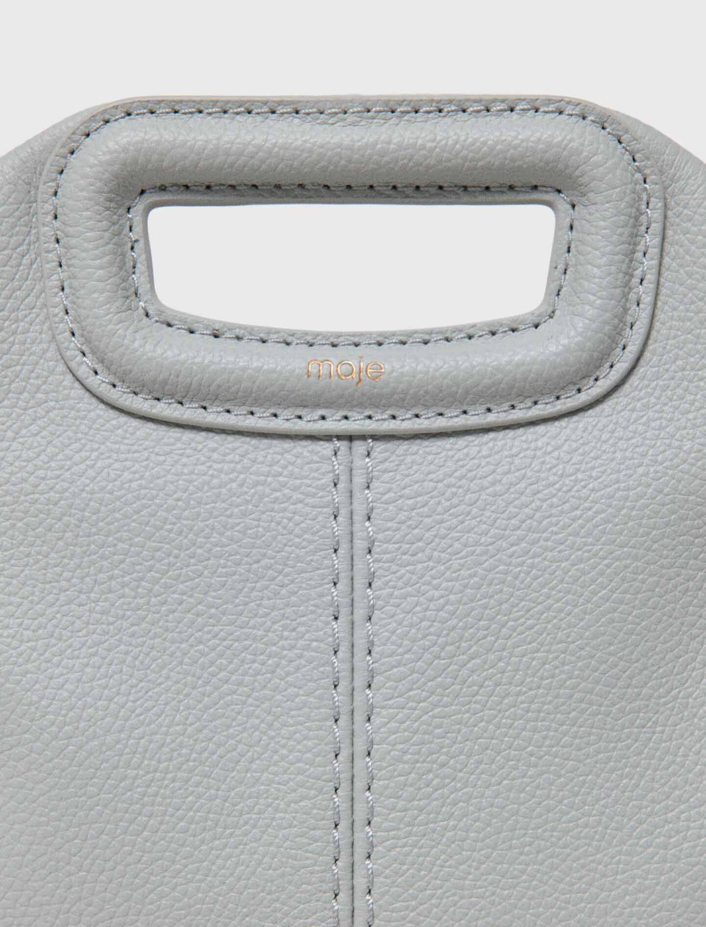 Maje Sale / Grained leather Miss M bag