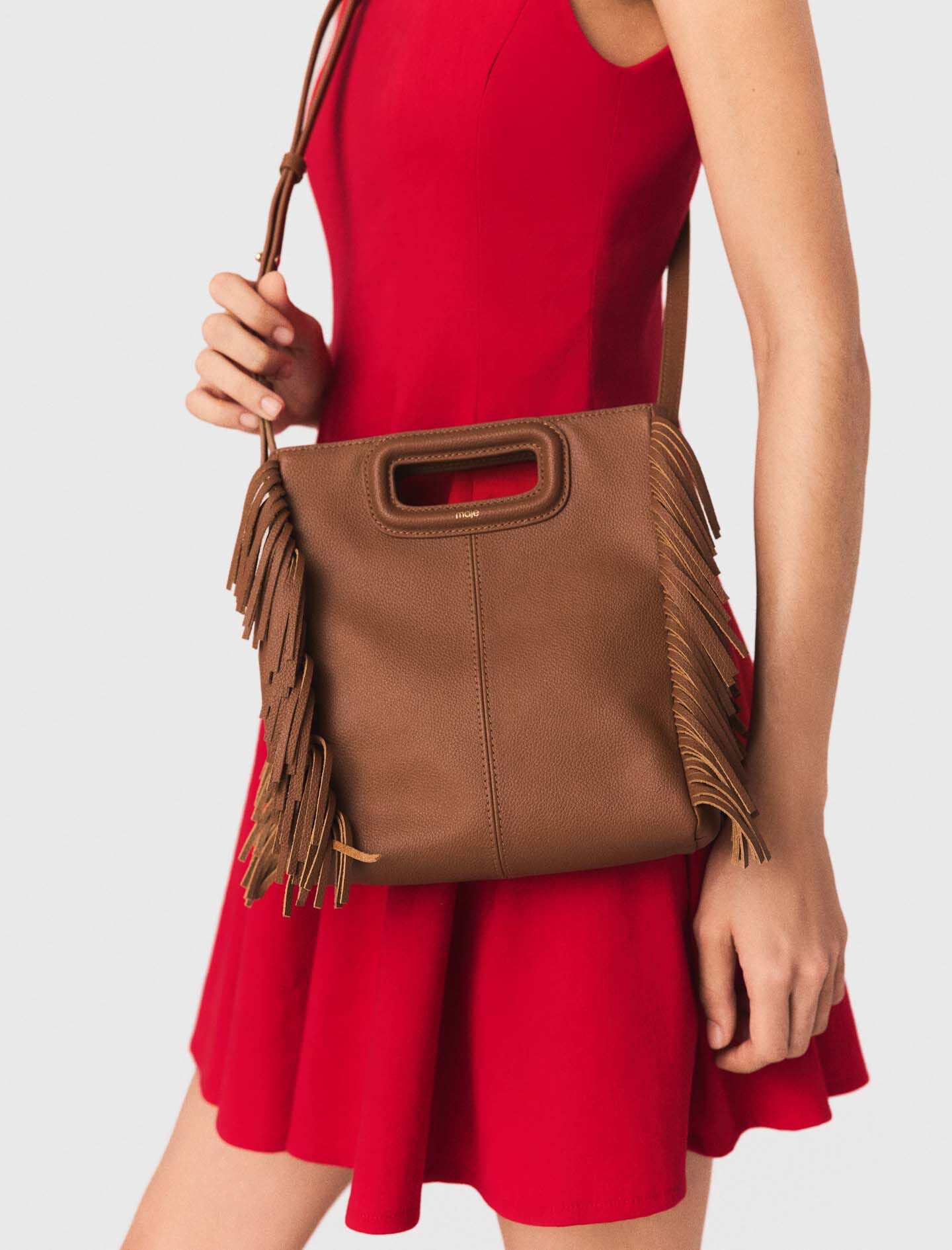 Maje On Sale / Grained leather M bag