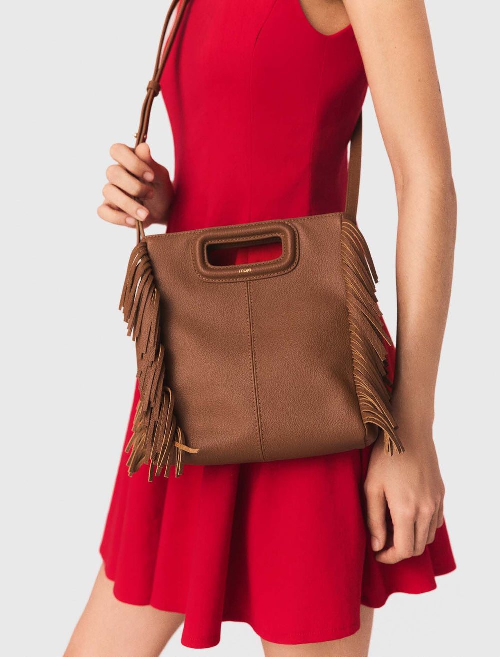 Maje On Sale / Grained leather M bag