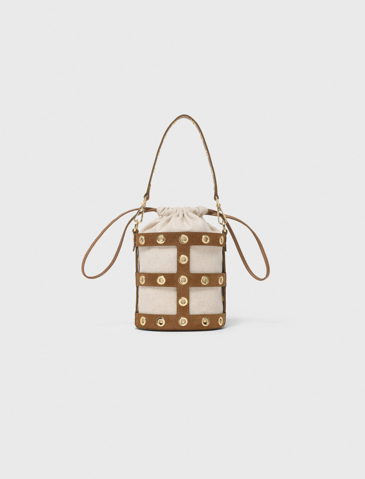 Maje Outlet / Suede Miss M bucket bag