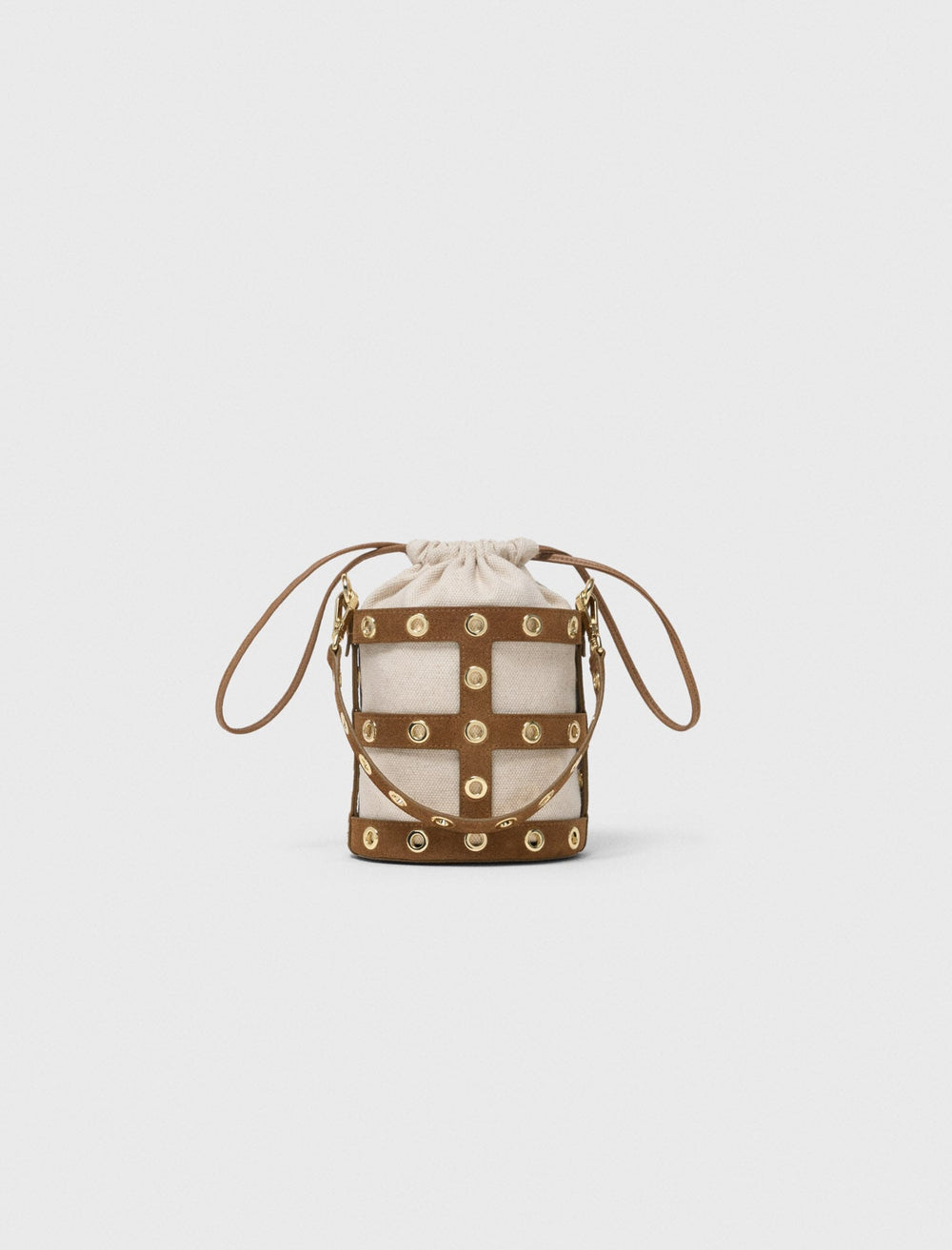 Maje Outlet / Suede Miss M bucket bag
