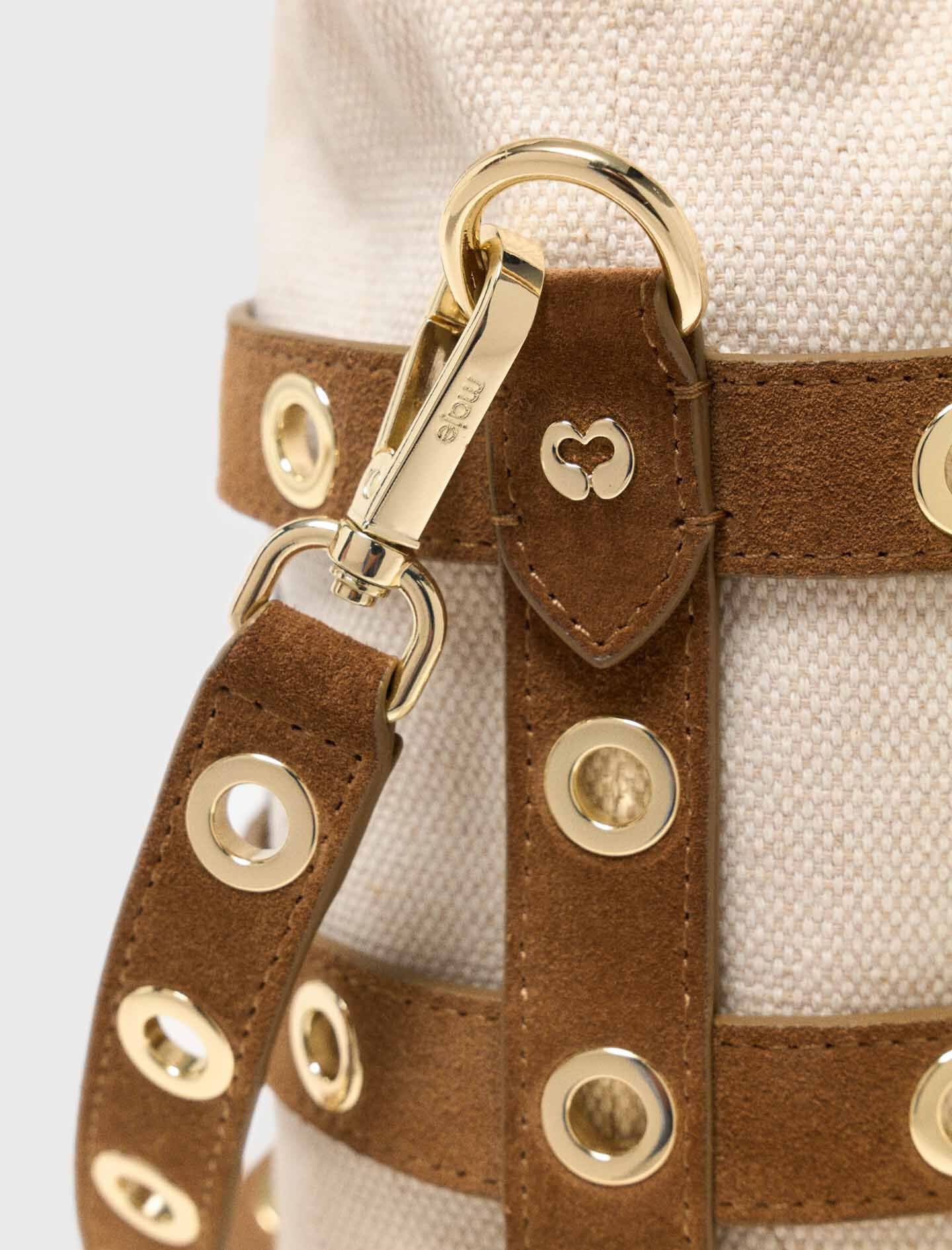Maje Outlet / Suede Miss M bucket bag