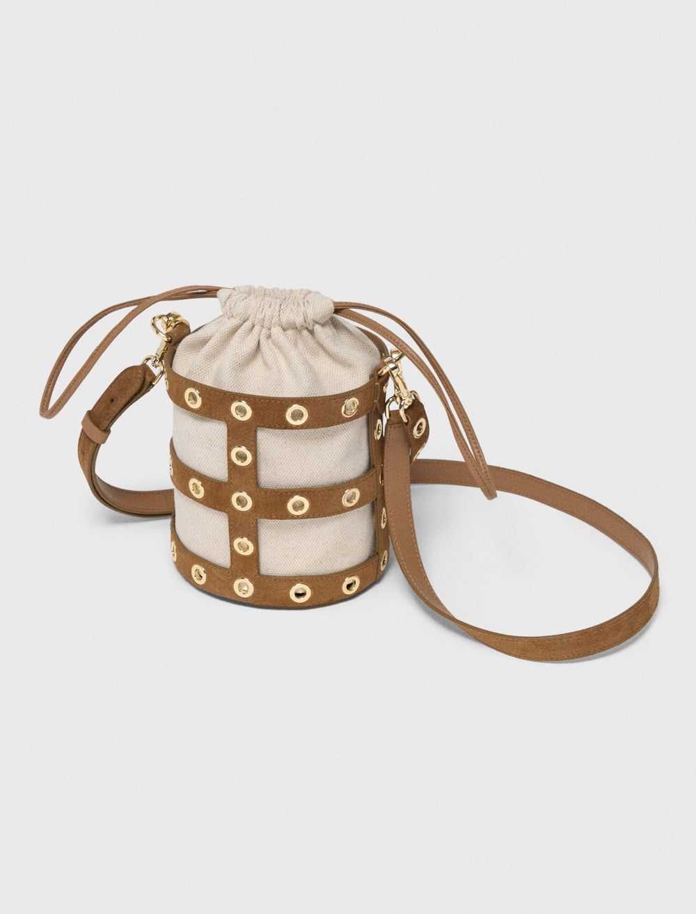 Maje Outlet / Suede Miss M bucket bag