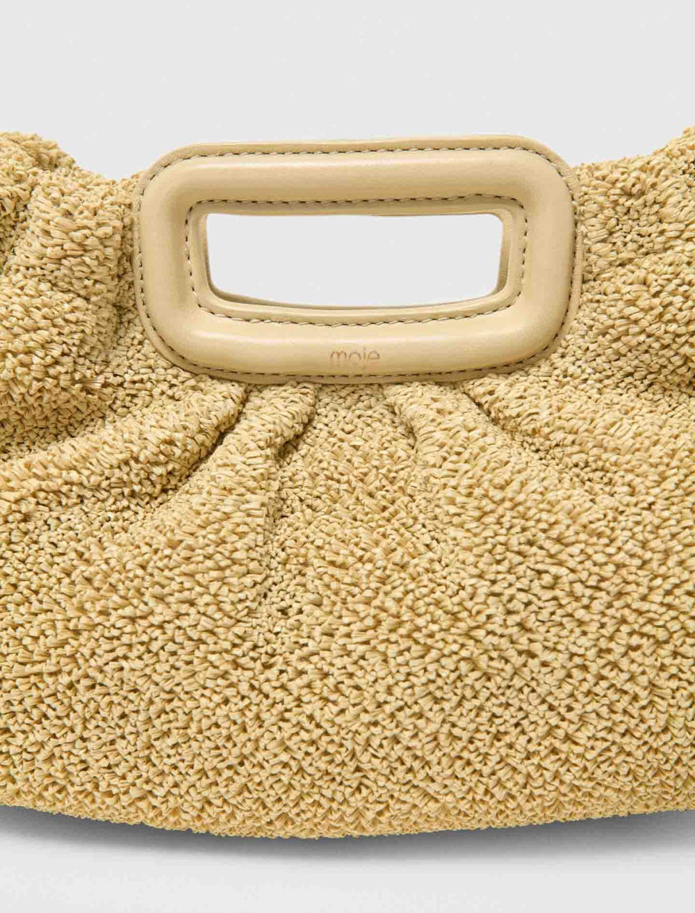 Maje New / Mipli bouclé effect clutch bag
